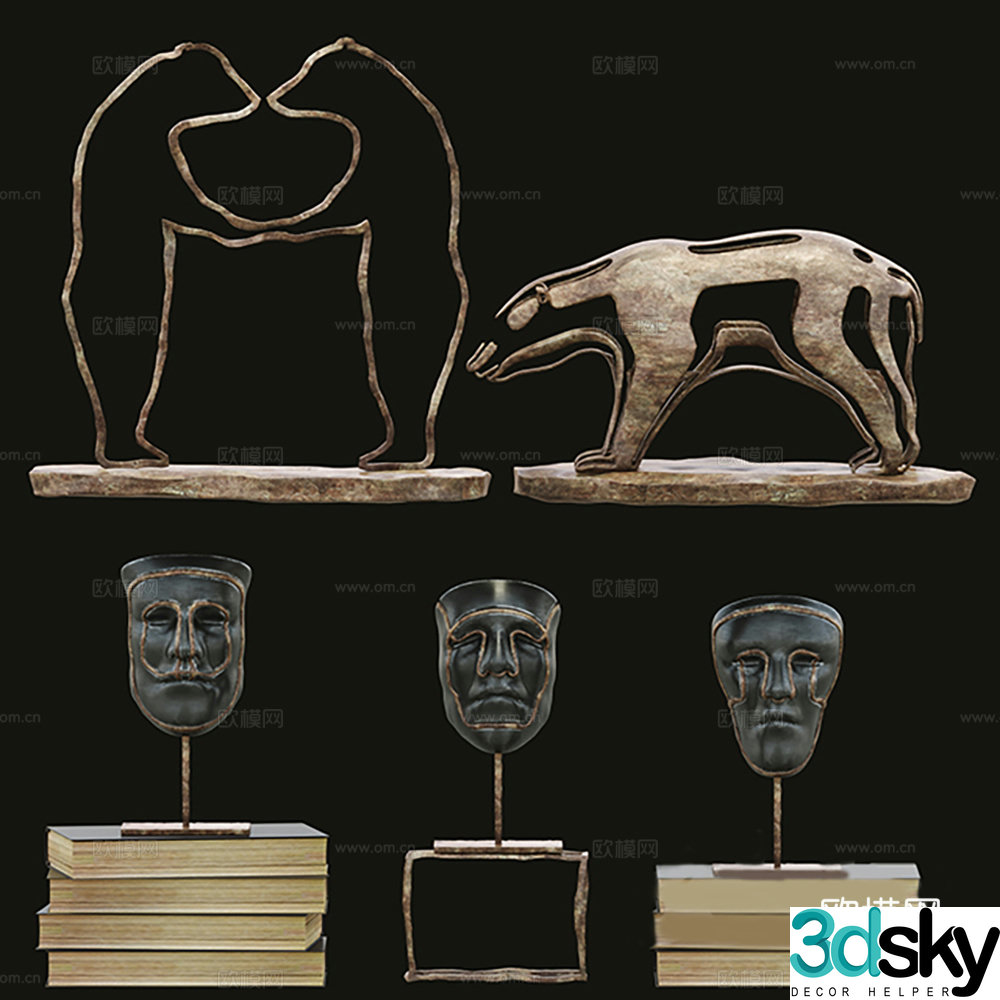 Sculpture decoration ornament 3d model