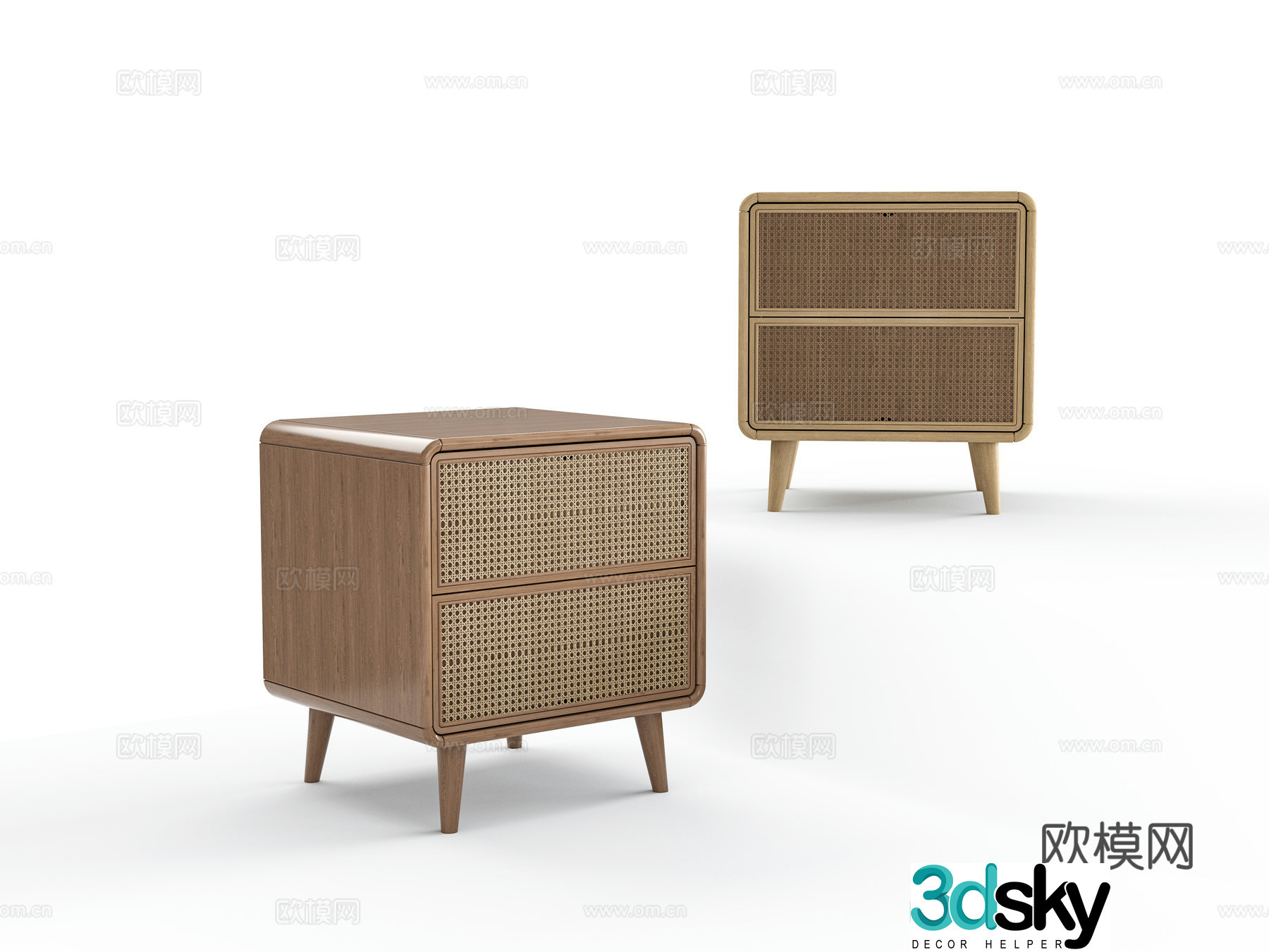 Bedside table 3d model