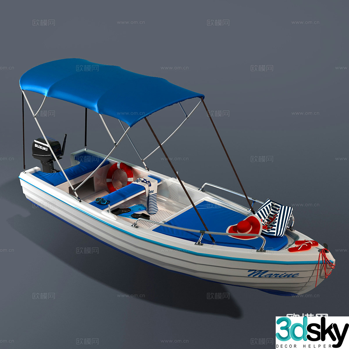 boat 3d model