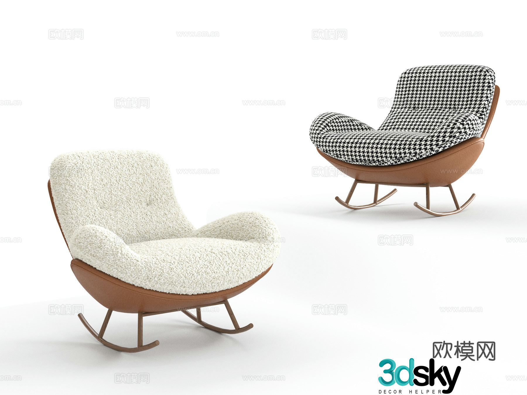 3d model of recliner