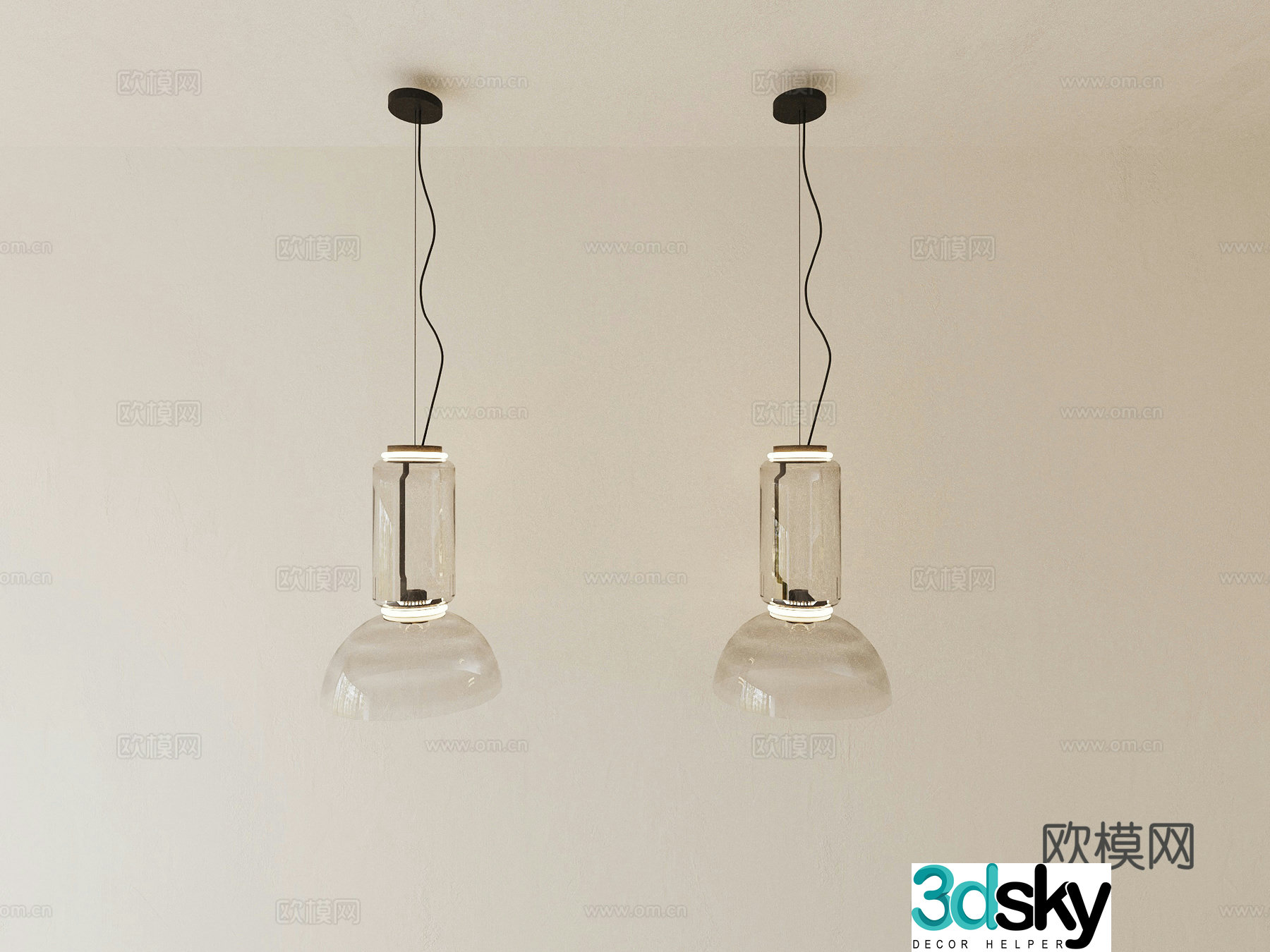 Chandelier Lamp Lighting Light Decorative Light 3D Model