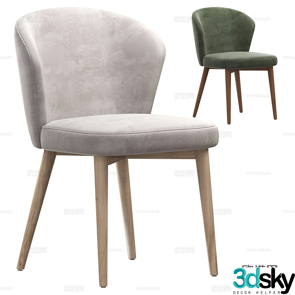Dining chair 3d model