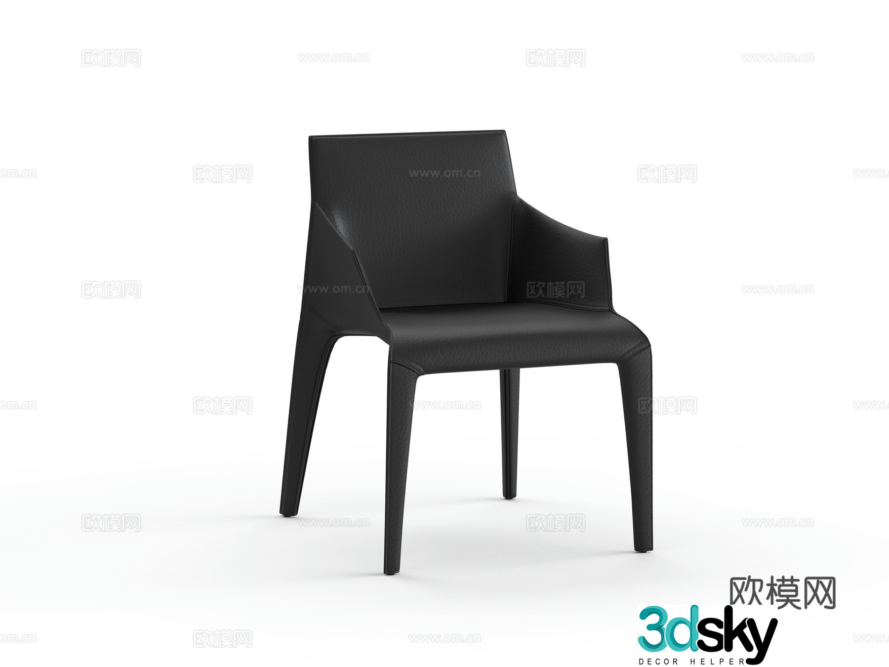 Single chair leisure chair 3d model