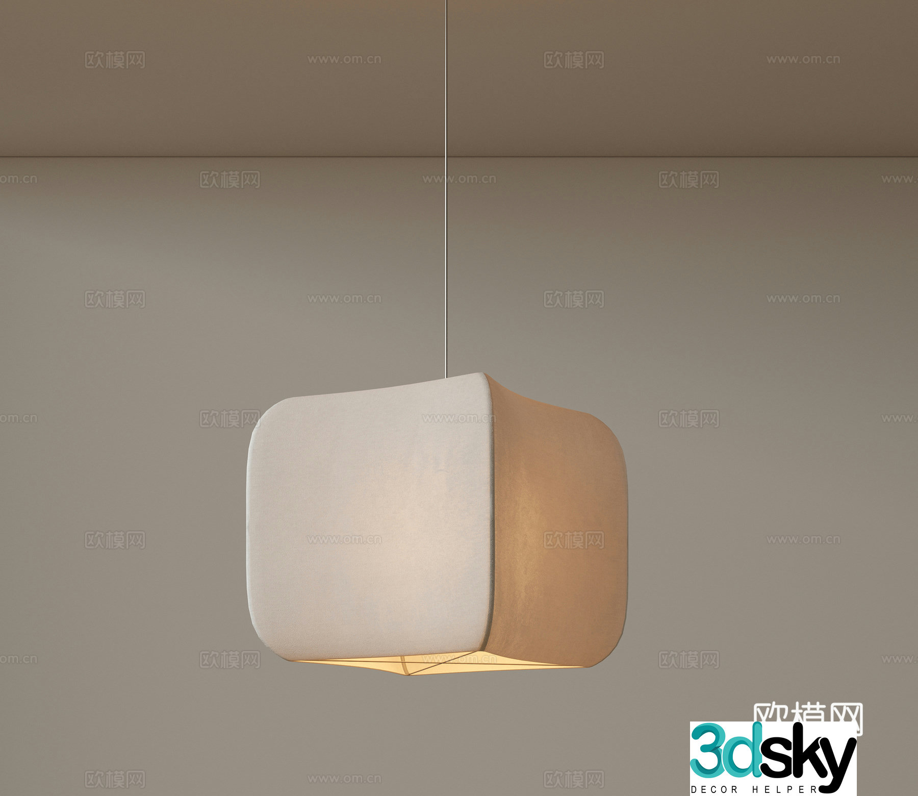 Modern medieval style chandelier Minimalist cream style chandelier Nordic simple chandelier Restaurant chandelier Bedroom 3D model