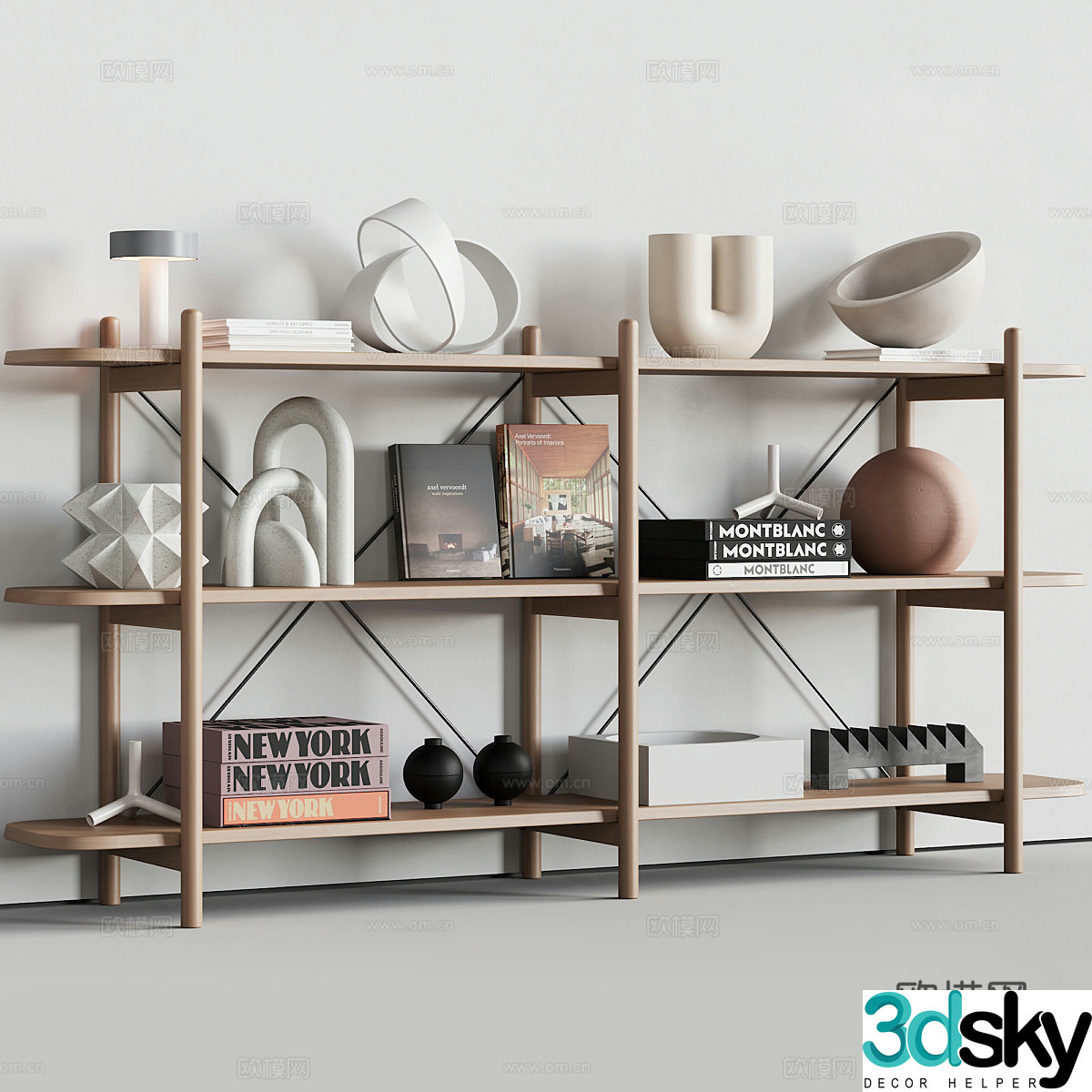 3D model of shelf