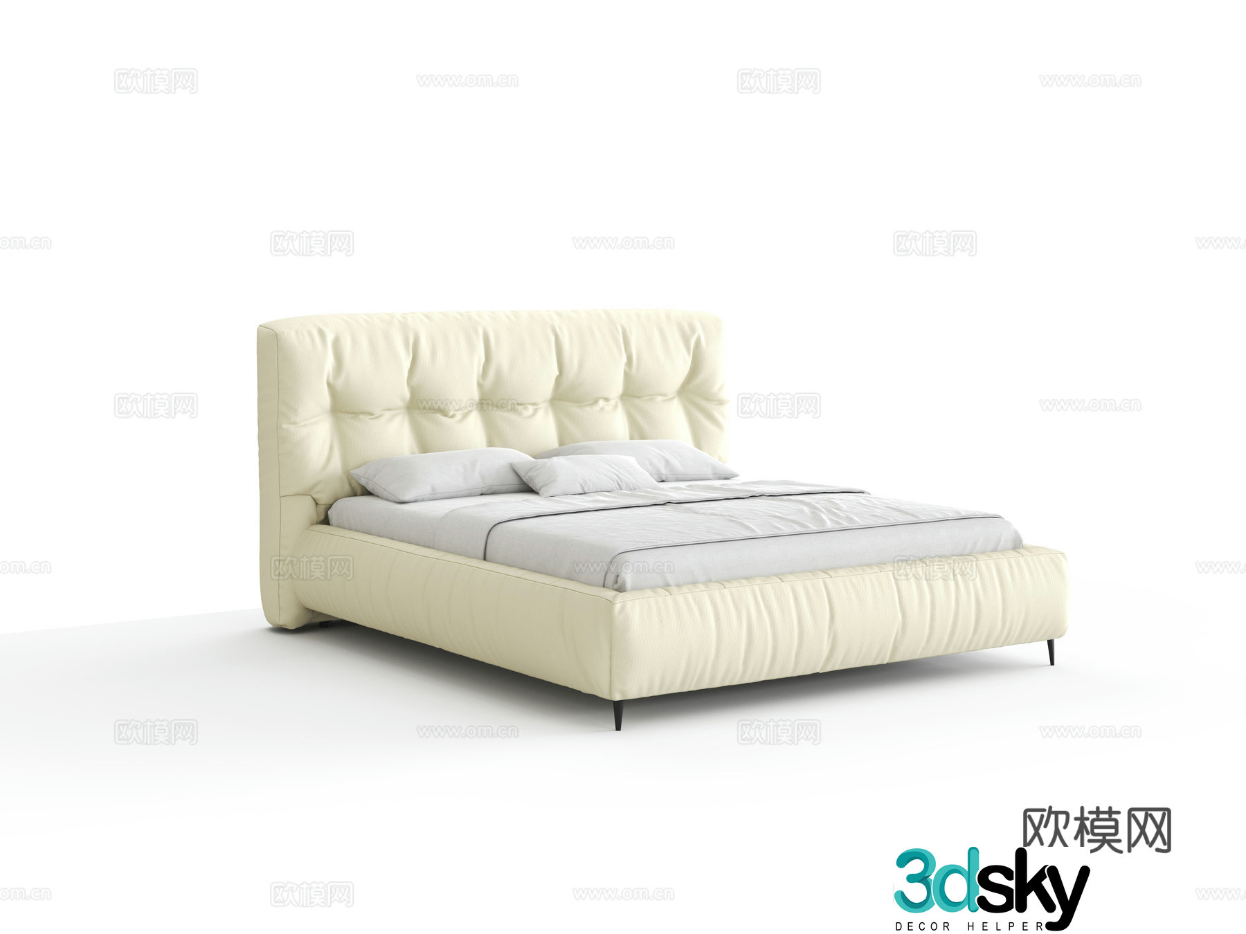 Cloud bed 3d model