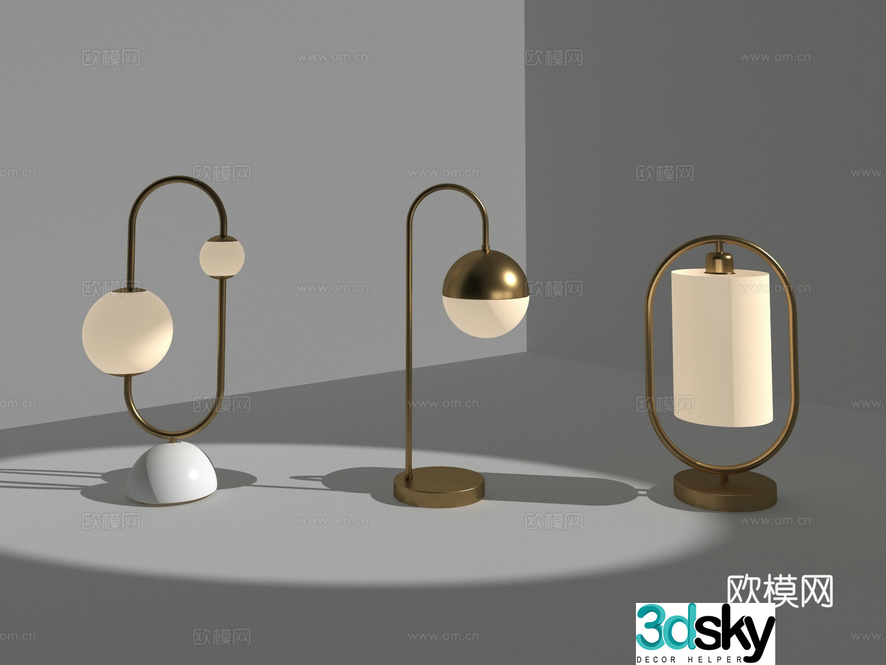 Living room desk lamp new style desk lamp fashionable desk lamp desk lamp 3d model