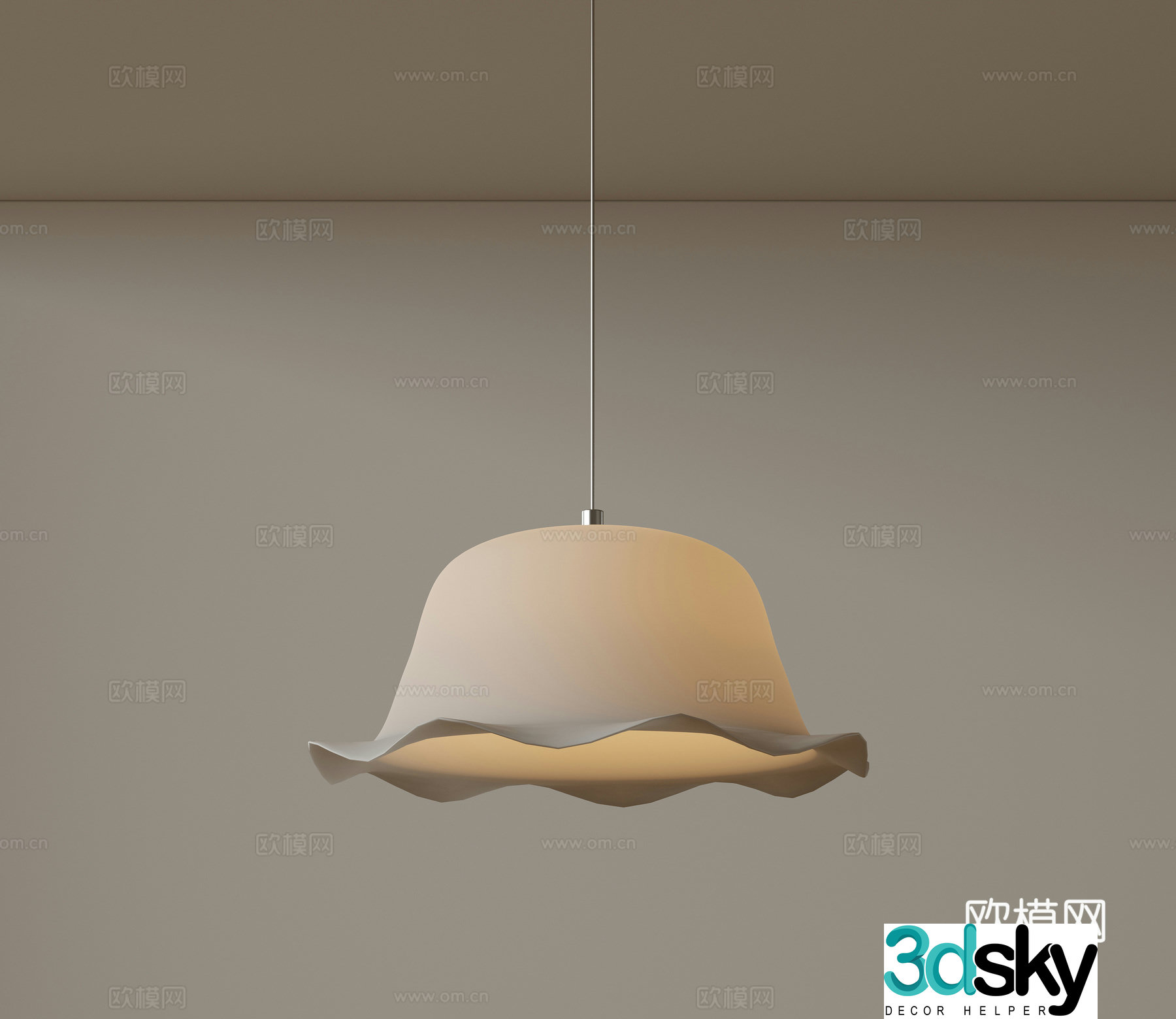 Modern medieval style chandelier Minimalist cream style chandelier Nordic simple chandelier Restaurant chandelier Bedroom 3D model