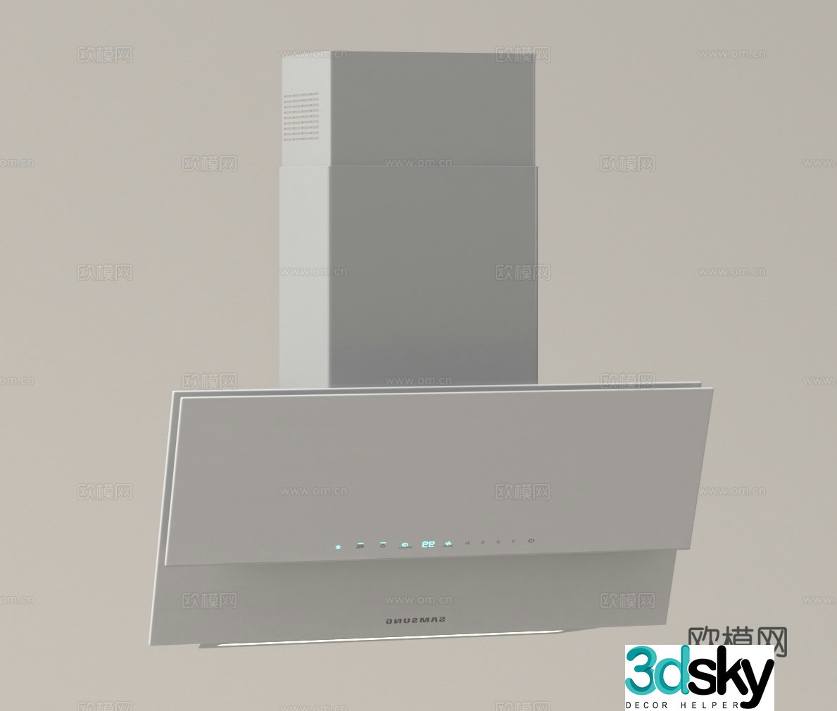 Range hood 3d model