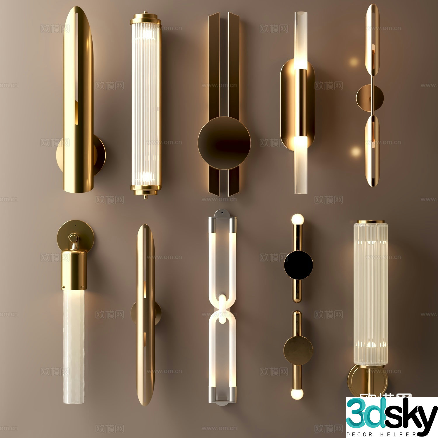 Wall lamp 3d model