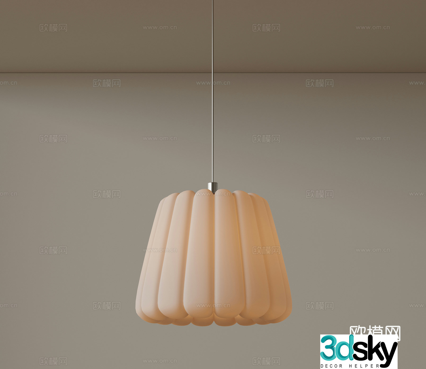 Modern medieval style chandelier Minimalist cream style chandelier Nordic simple chandelier Restaurant chandelier Bedroom 3D model