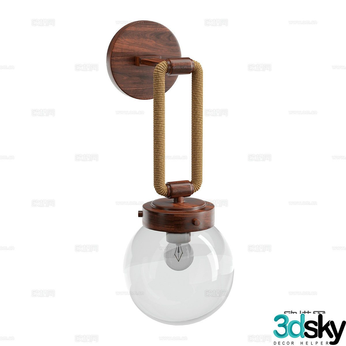 Decorative wall lamp Solid wood wall lamp Garden wall lamp Outdoor wall lamp Outdoor wall lamp Retro wall lamp 3d model