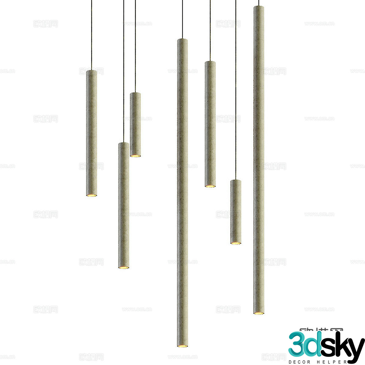Restaurant chandeliers bar chandeliers fabric chandeliers Southeast Asian chandeliers B&B chandeliers B&B chandeliers 3D model