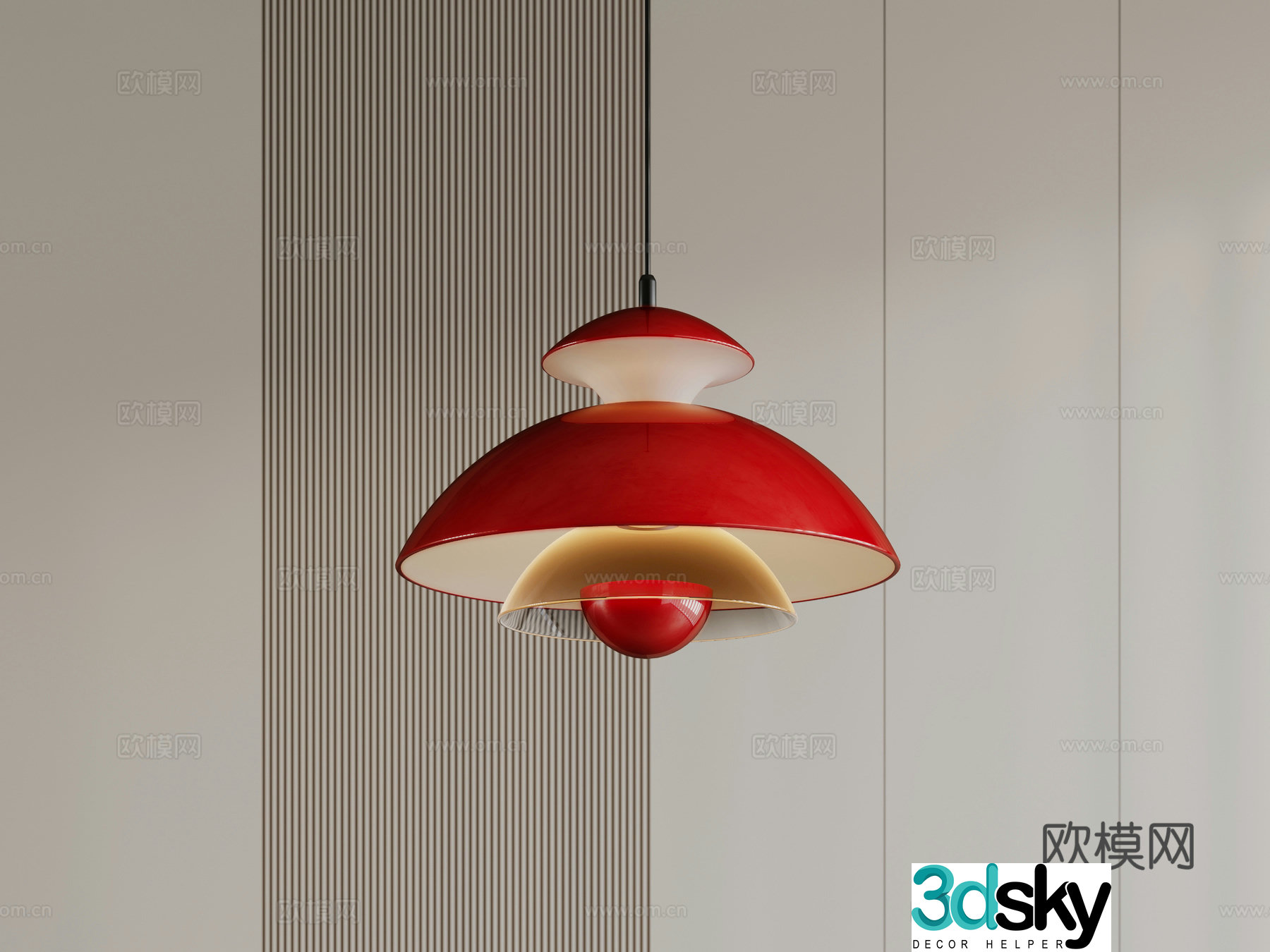 Modern Italian chandeliers 3d model