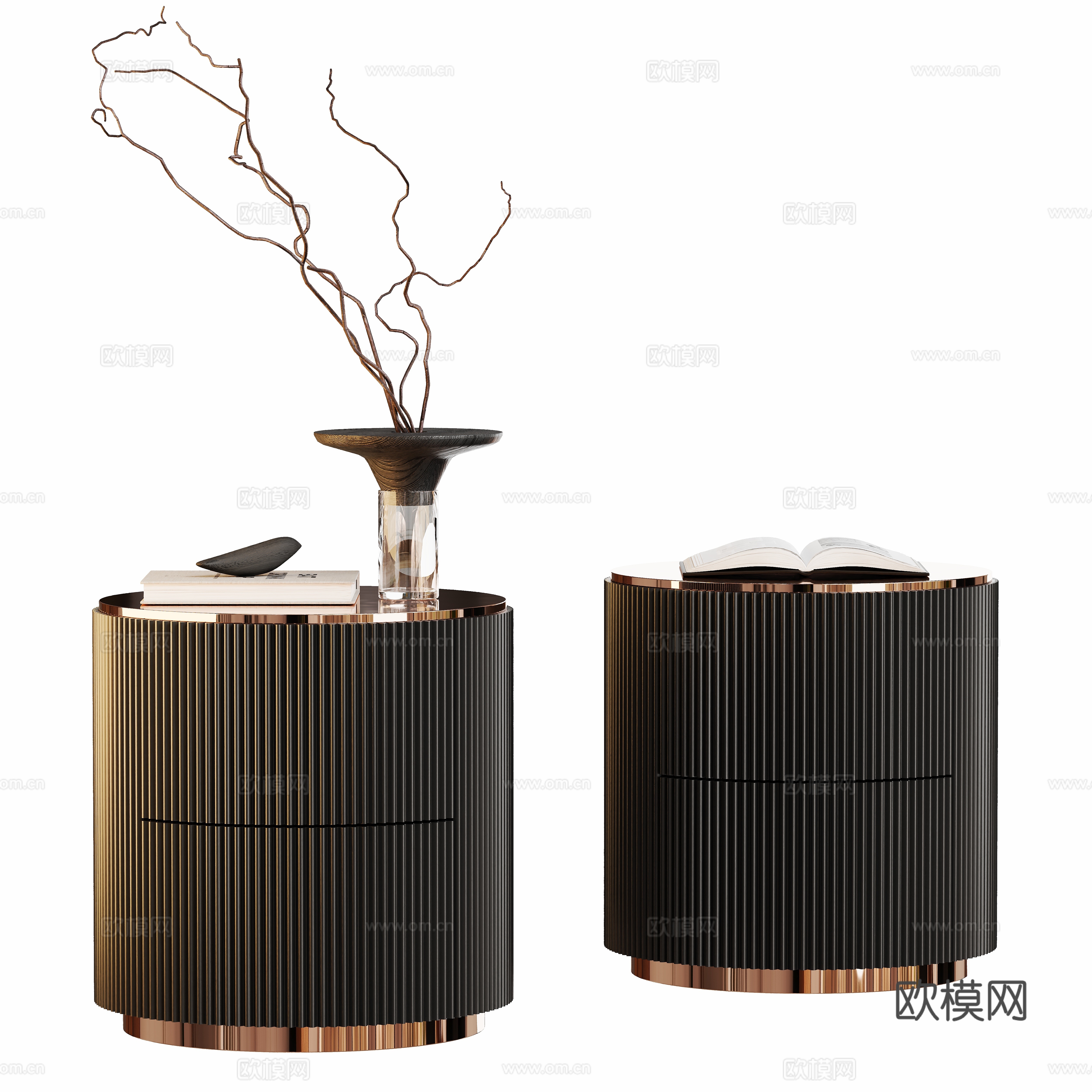 Modern night table 3d model