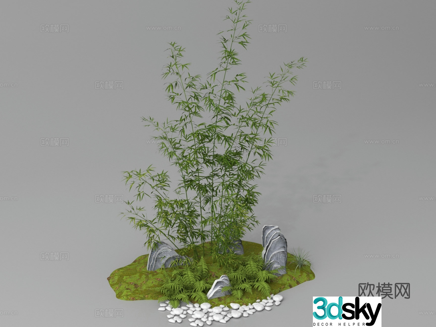 Plant Landscape Garden Sketch Landscape Sketch 3D Model