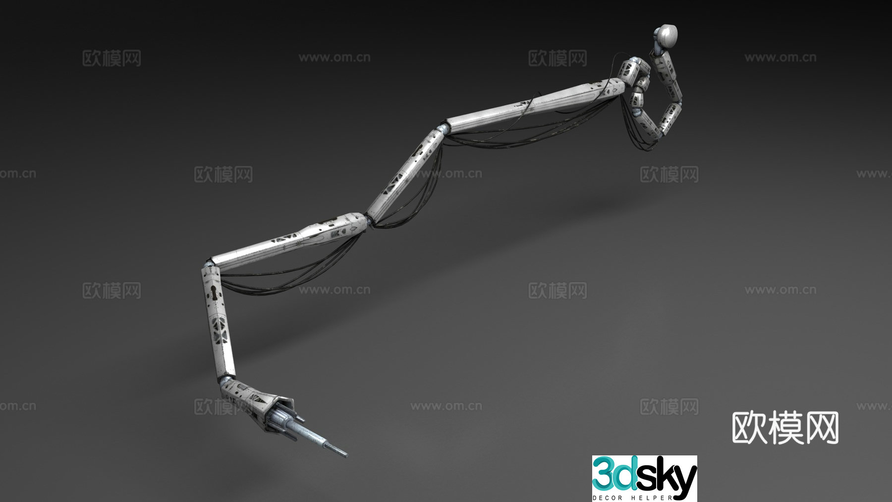 monitor arm 3d model