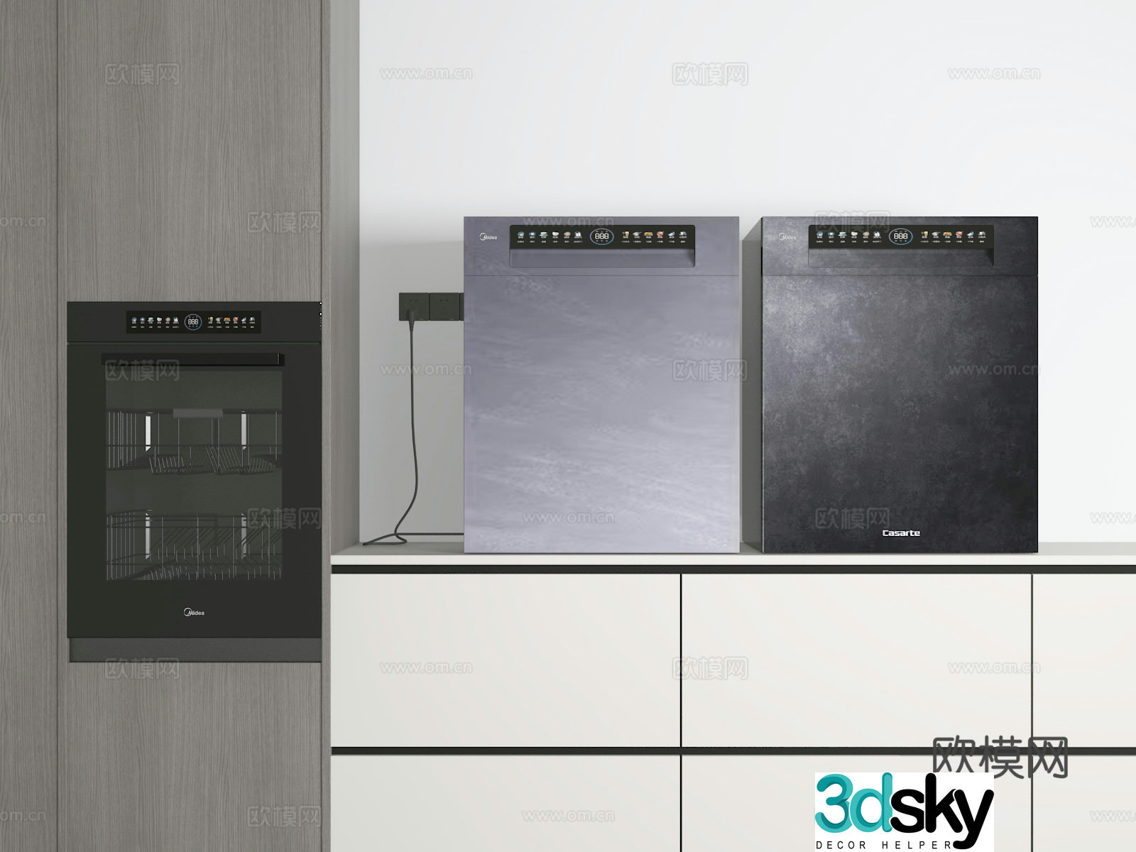 Dishwasher 3d model