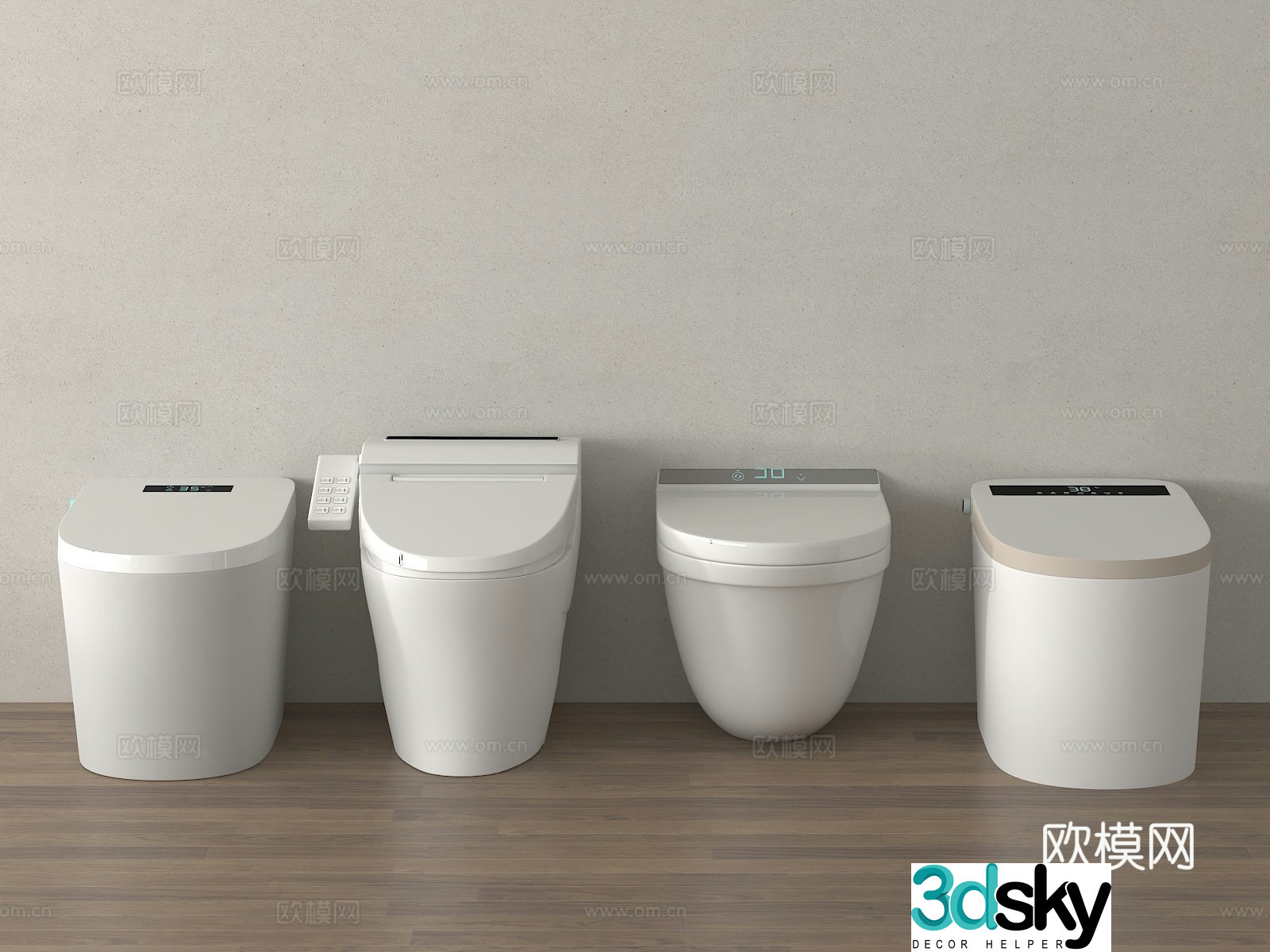 Toilet toilet 3d model