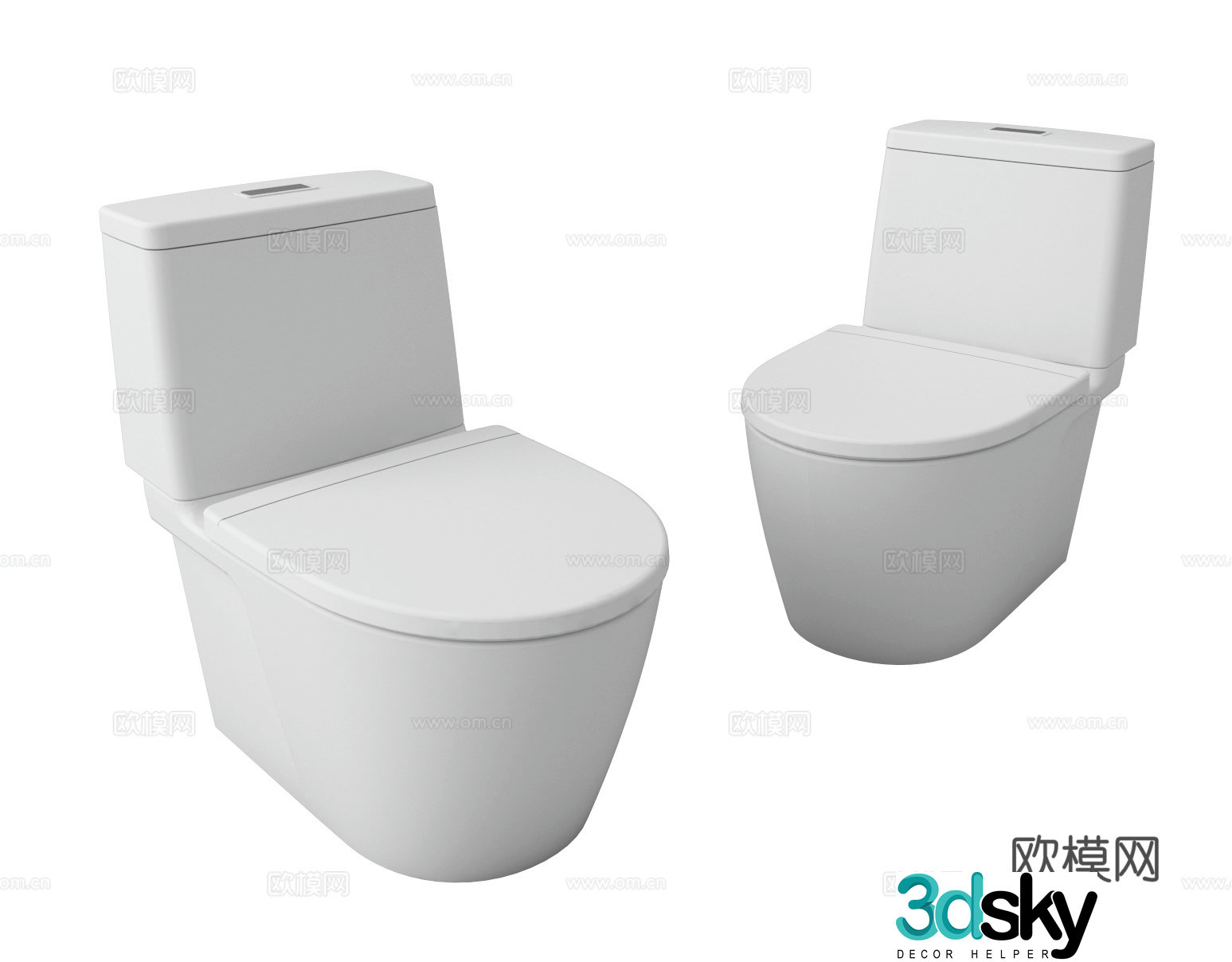 Toilet toilet 3d model