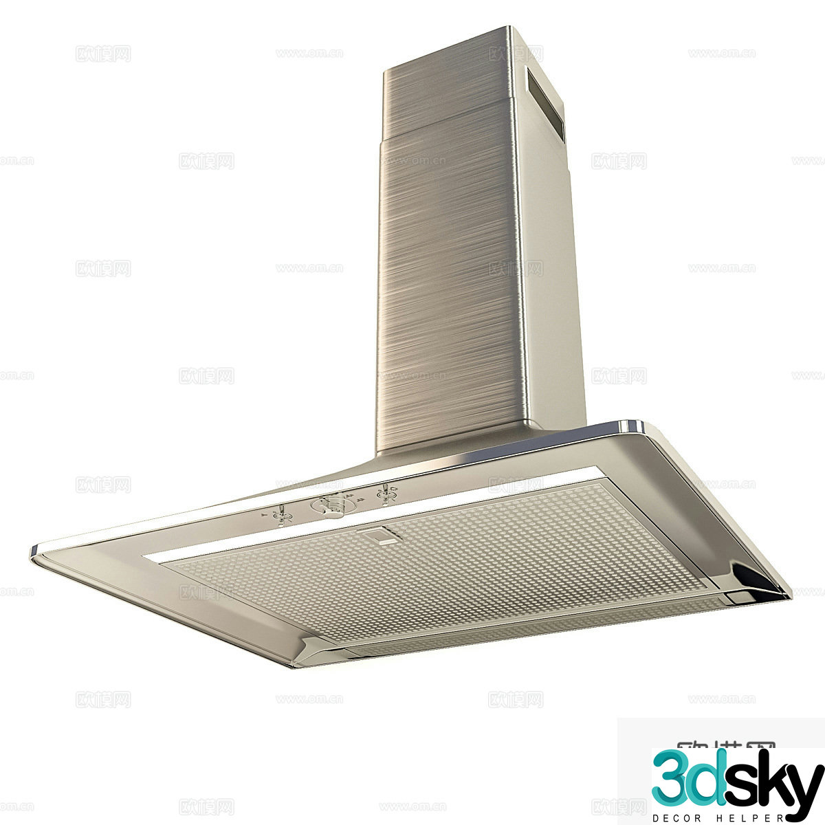 Light luxury range hood range hood range hood kitchen appliances daily appliances 3D model