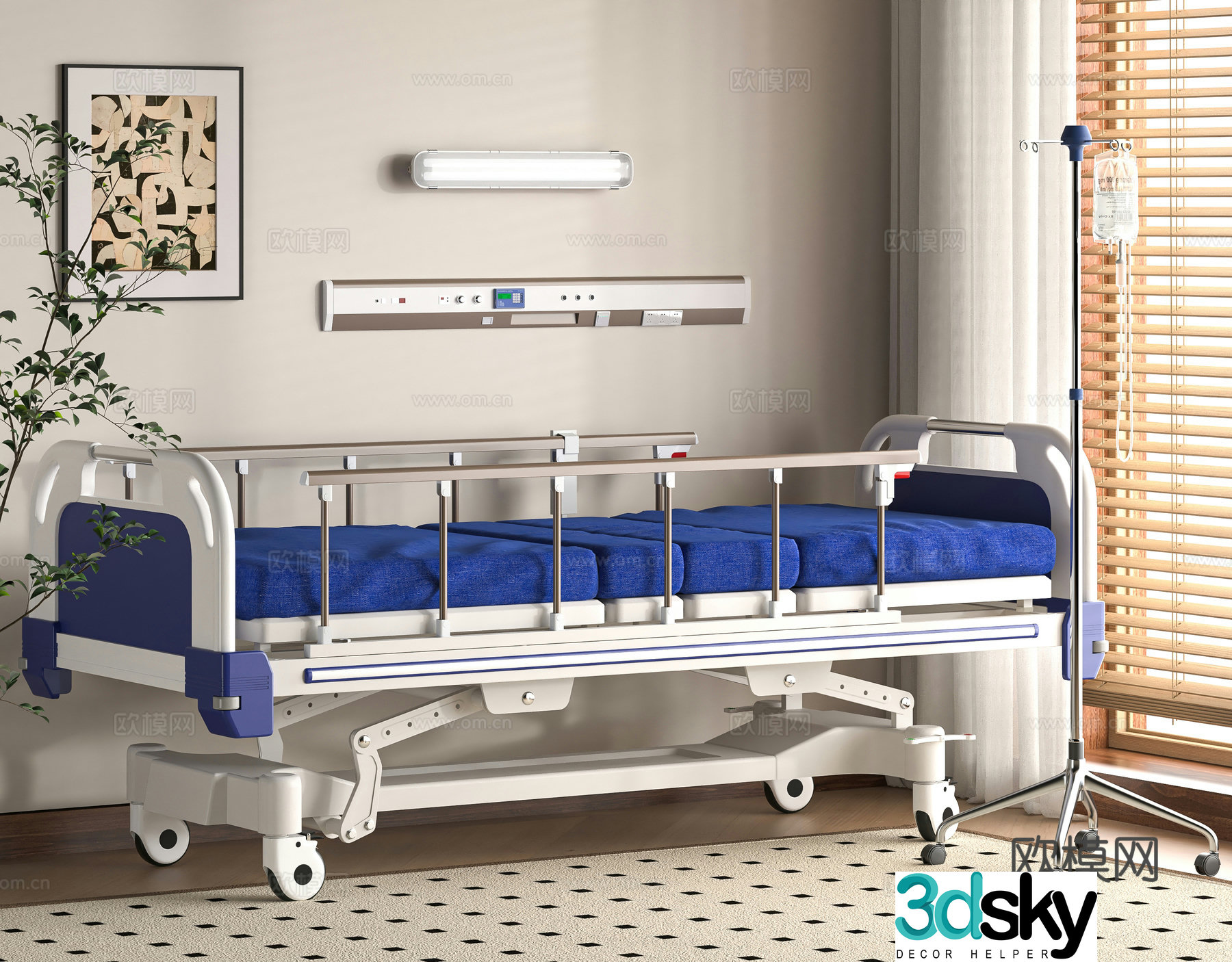 Modern medical equipment 3d model