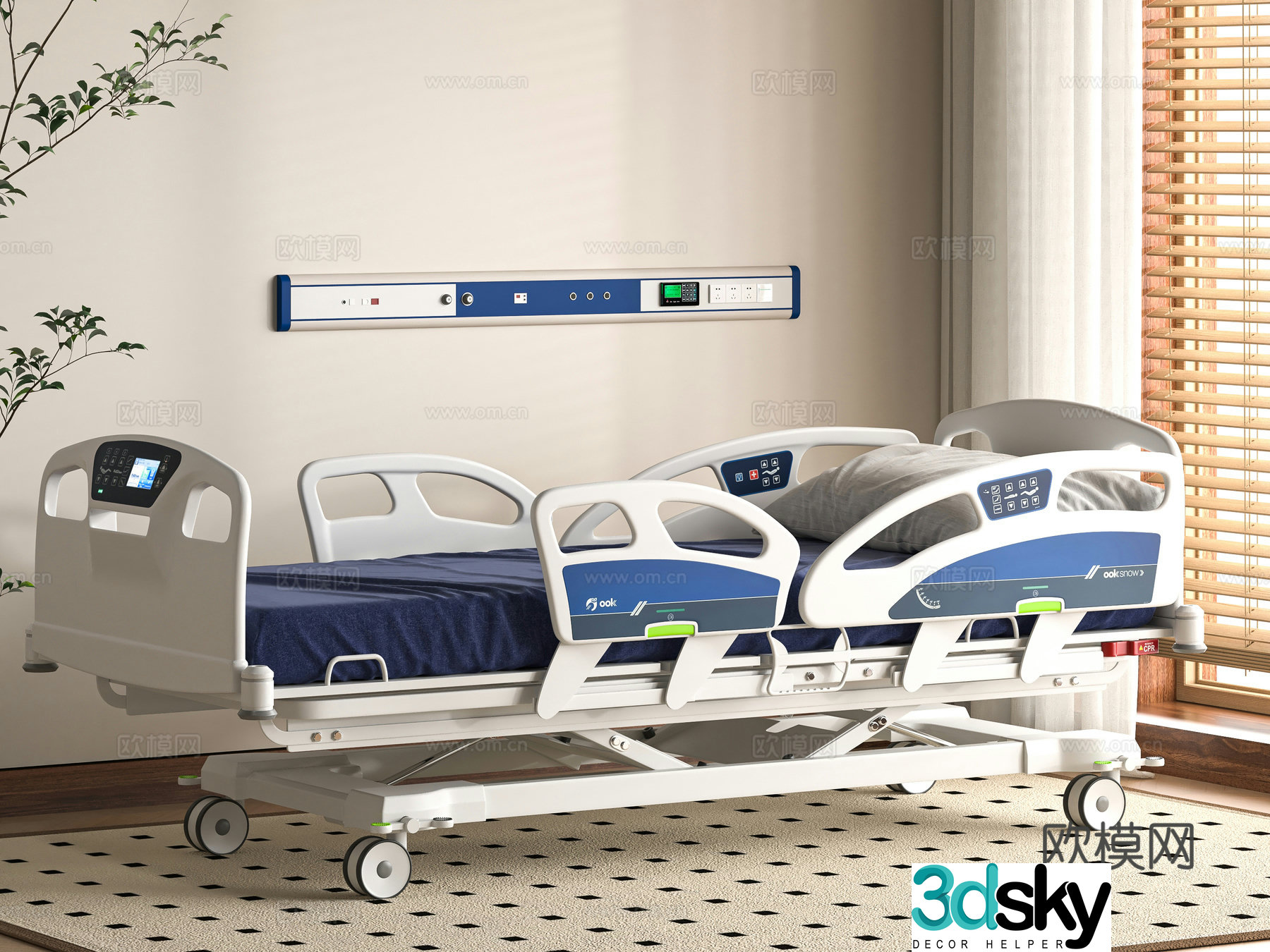 Modern medical equipment 3d model