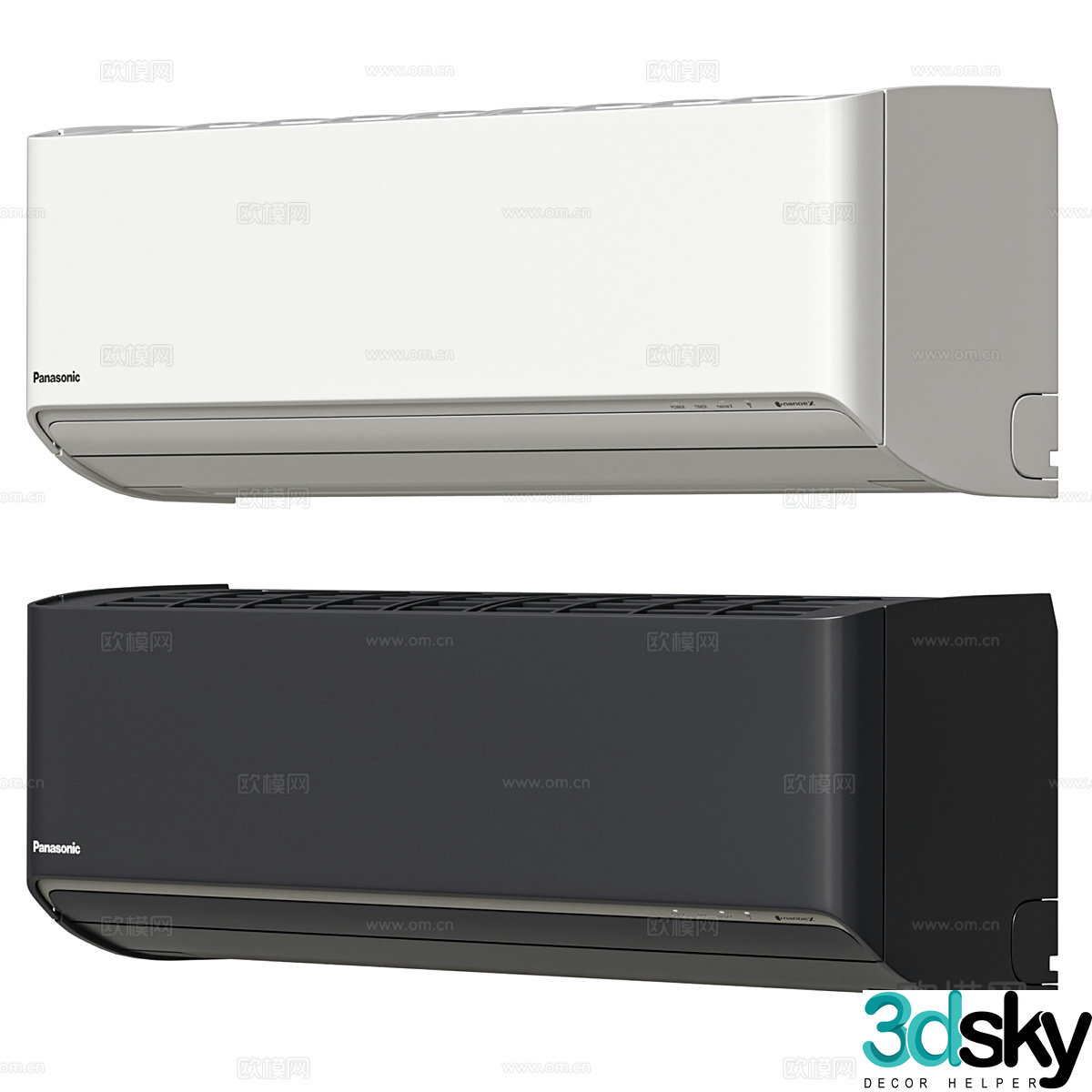 Panasonic Etherea wall-mounted air conditioning 3D model