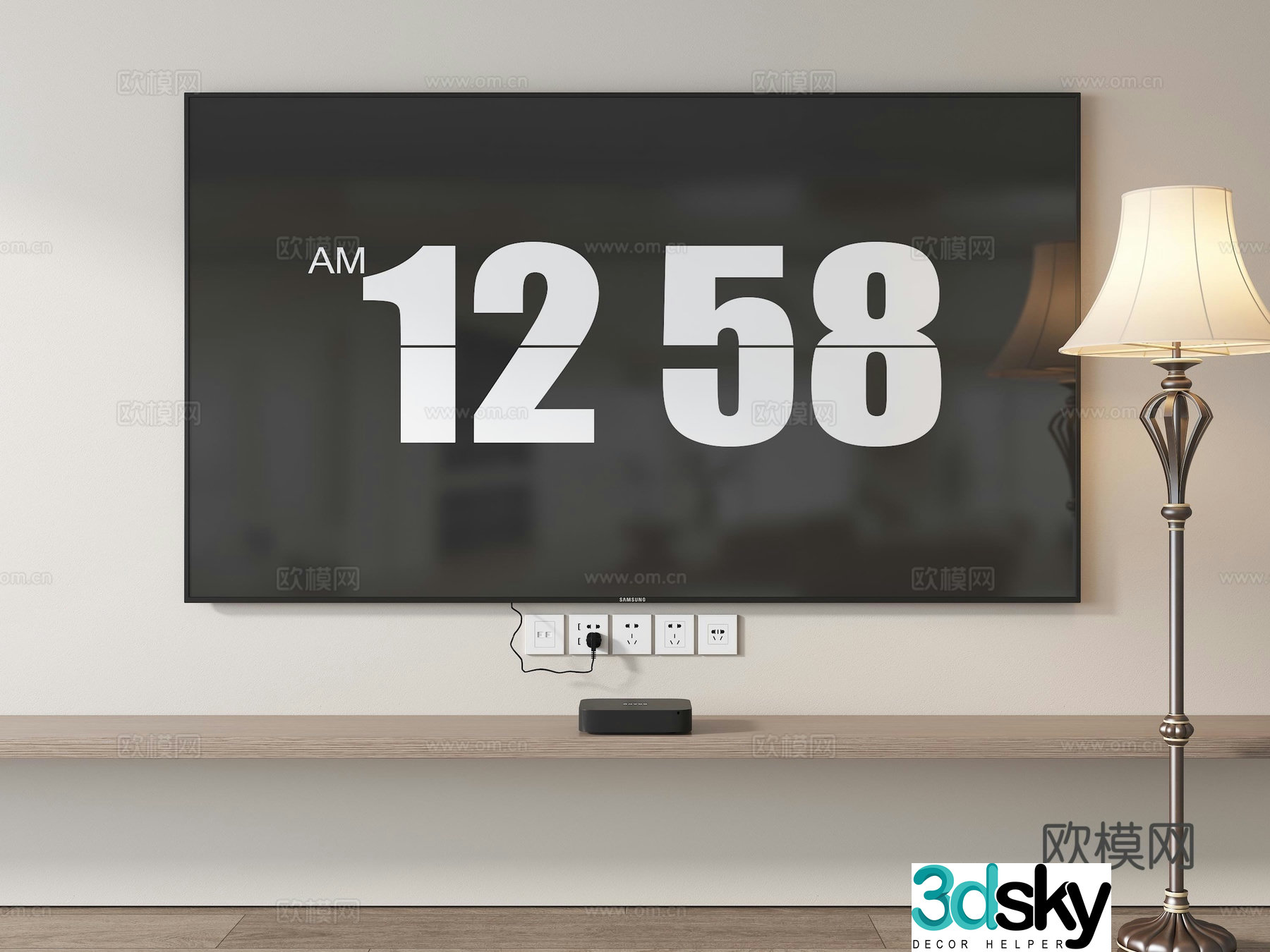 TV LCD TV Wall-mounted TV Laser TV Smart TV 3D Model