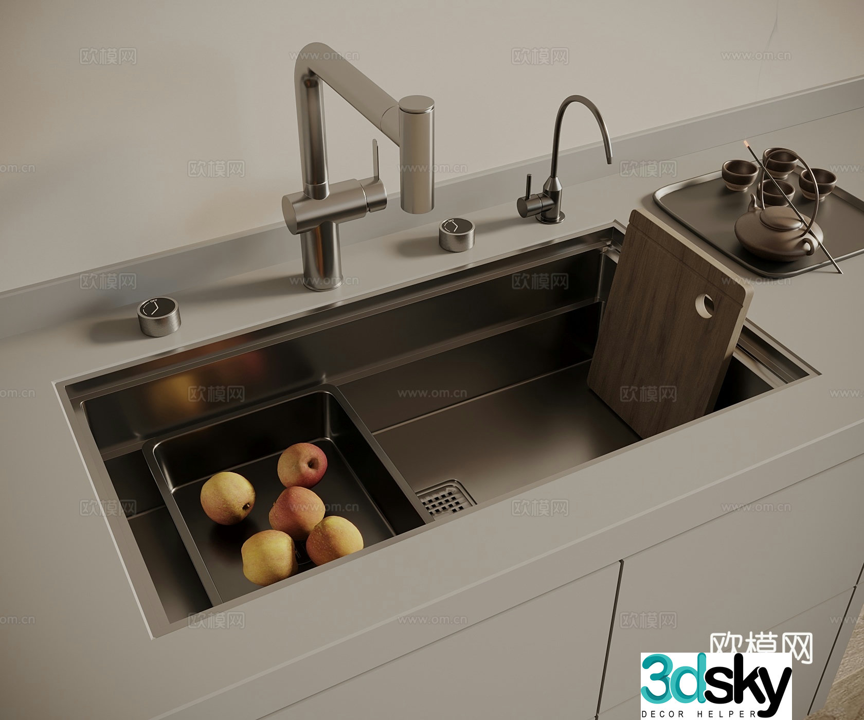 Washbasin sink wash basin 3D model