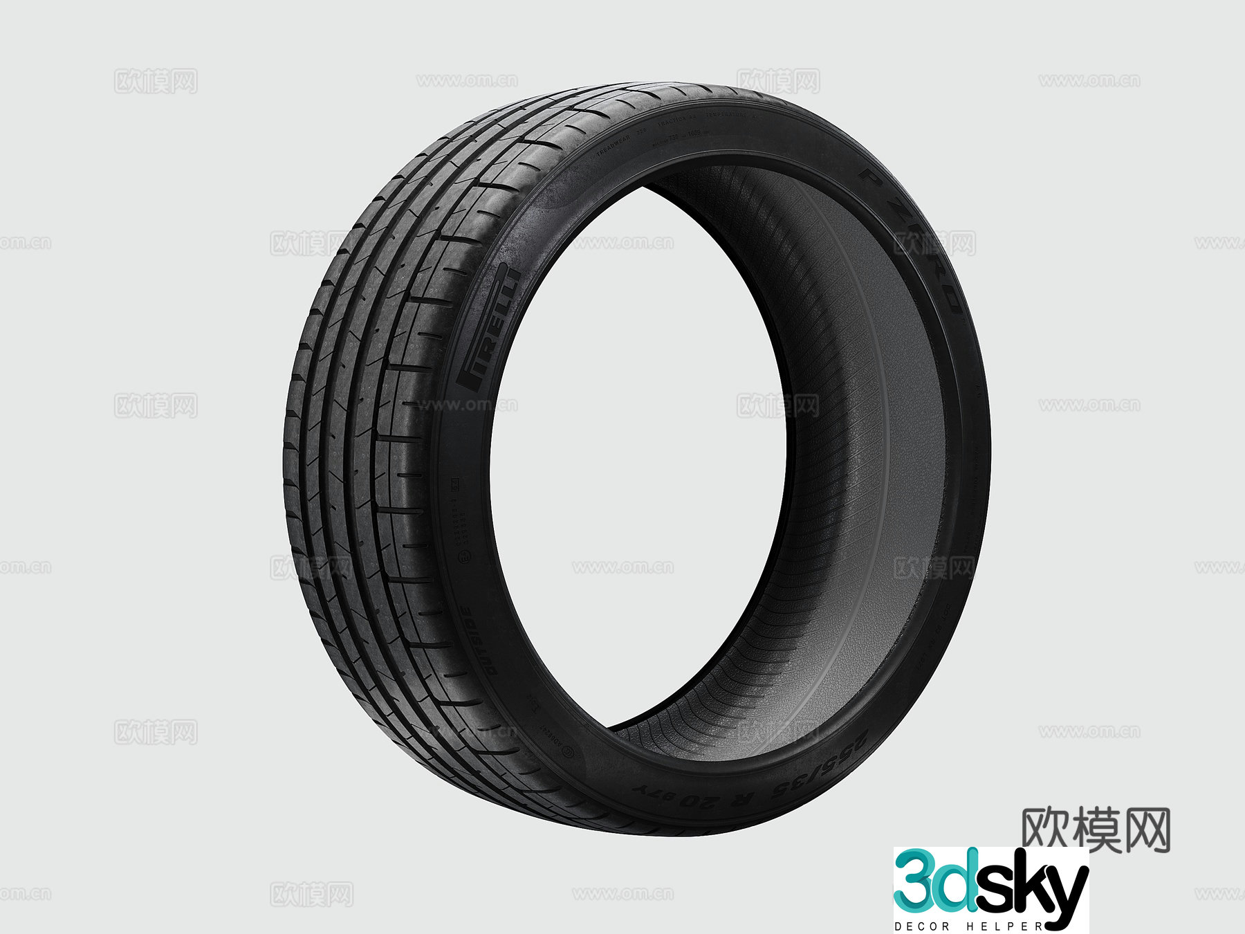 Pirelli tire 3d model