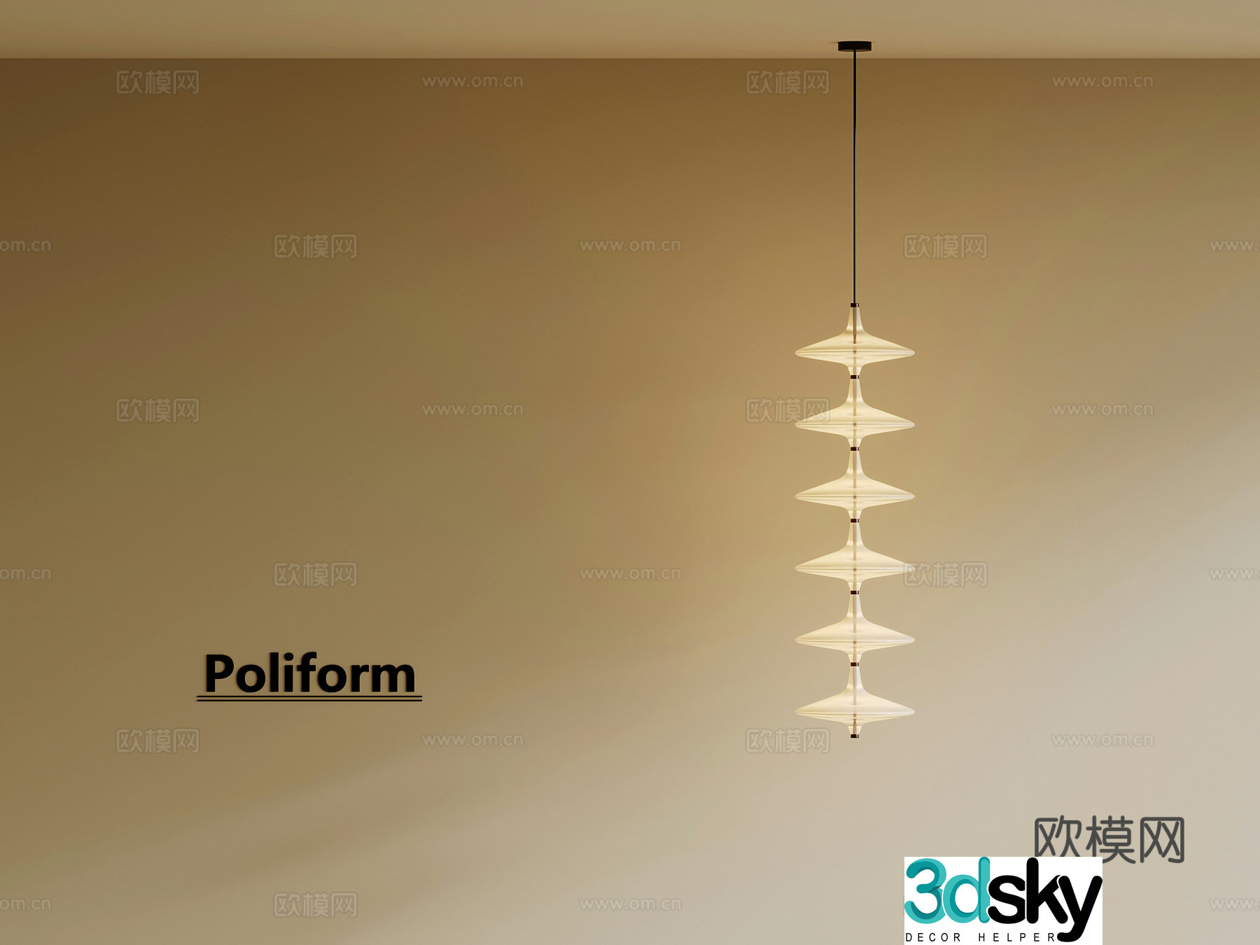 Modern Chandelier Decorative Chandelier 3d Model