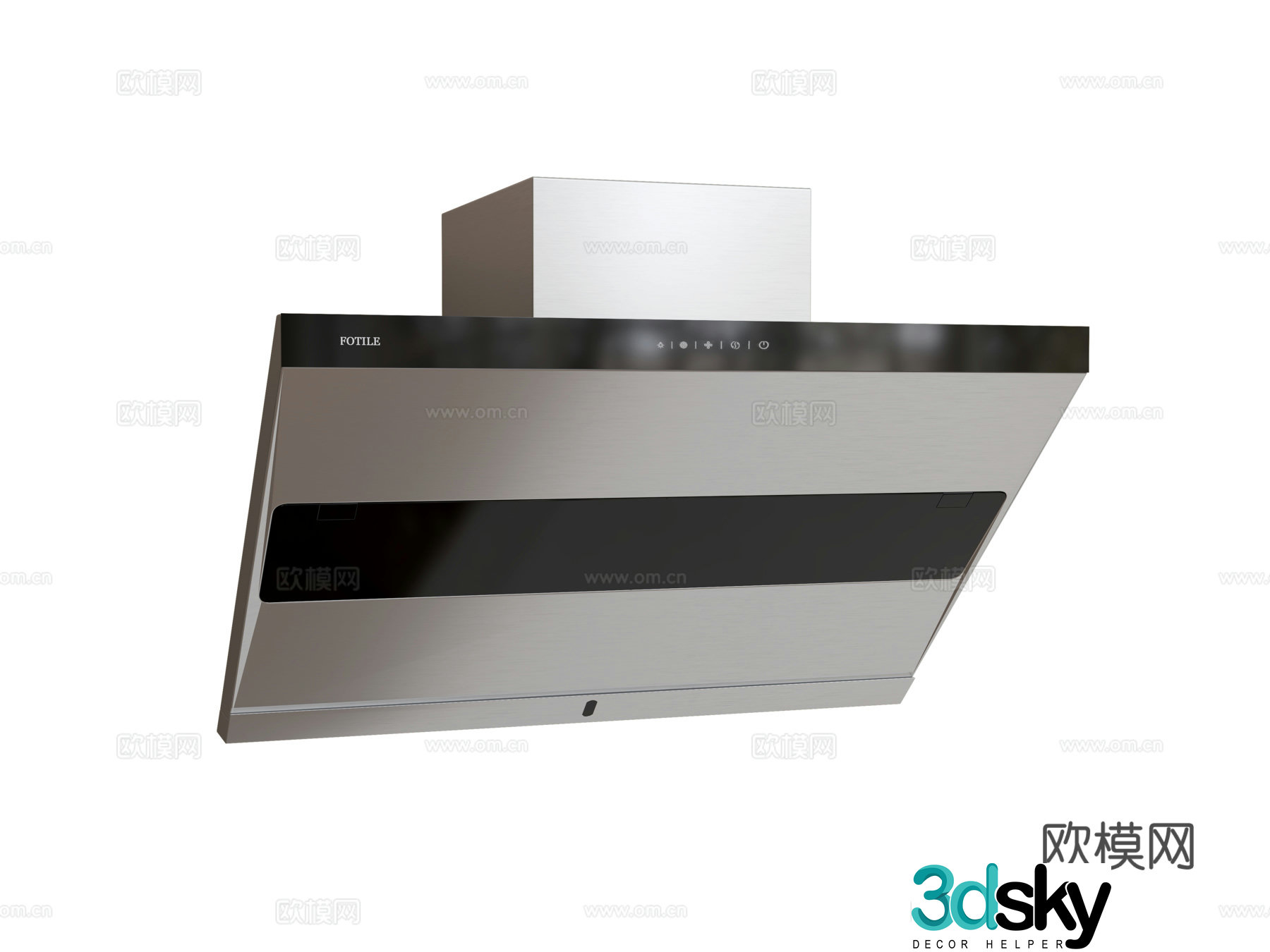 Range hood 3d model