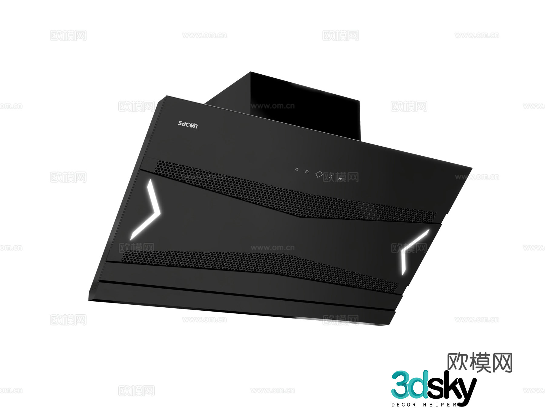 Range hood 3d model