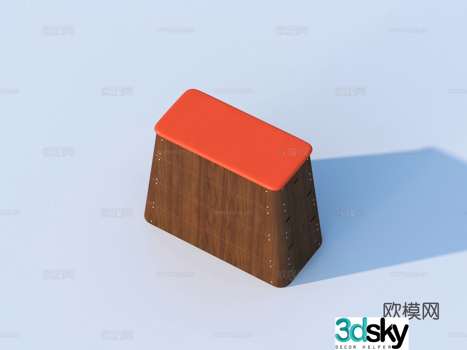 pommel horse fitness equipment 3d model