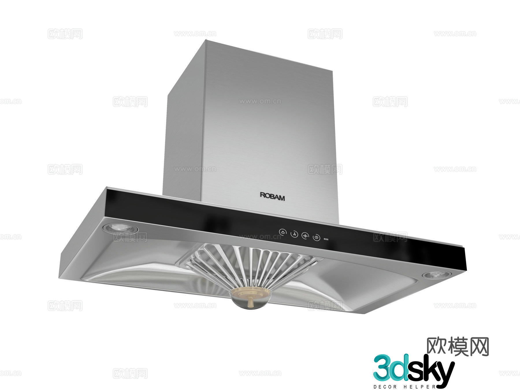 Range hood 3d model