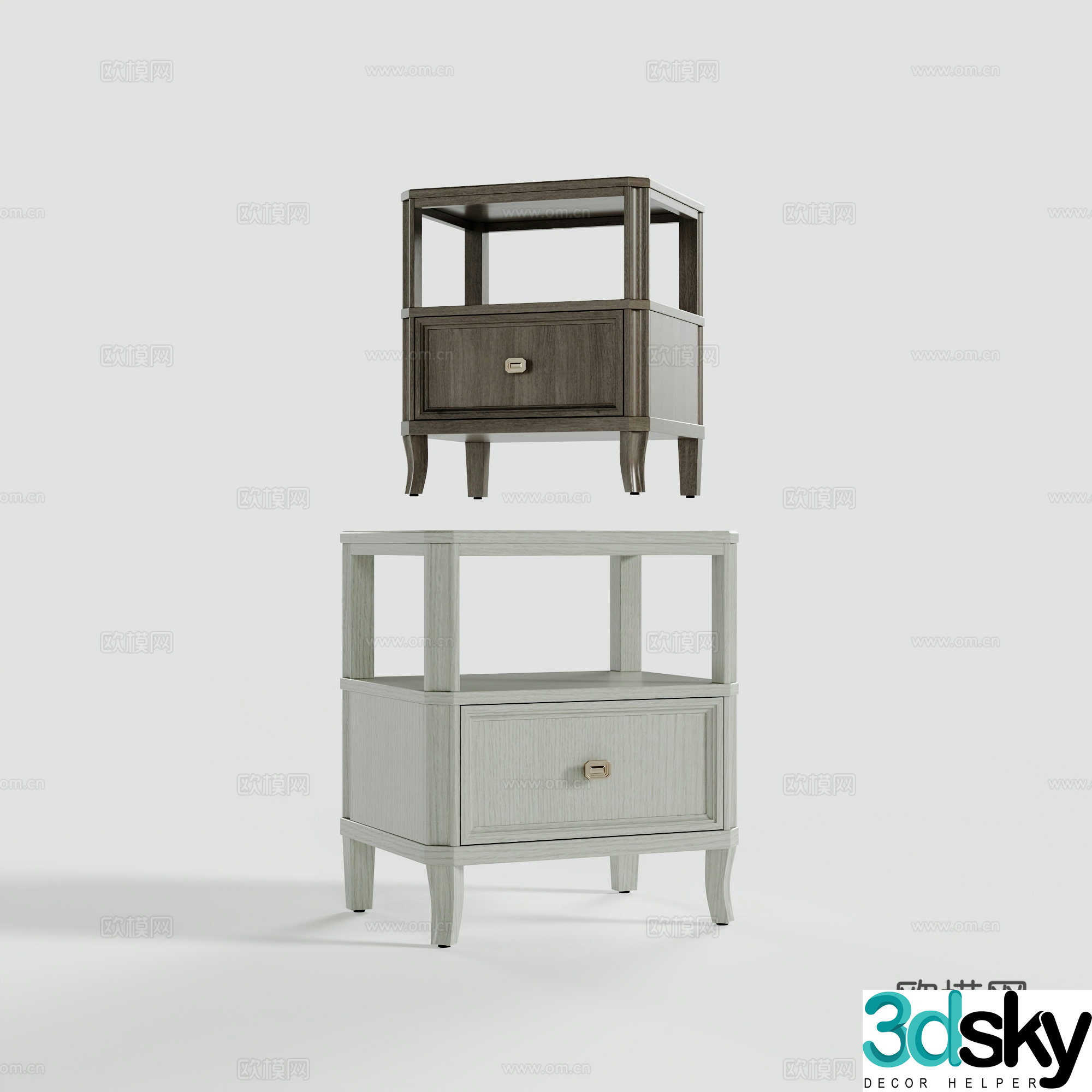 Bedside table 3d model