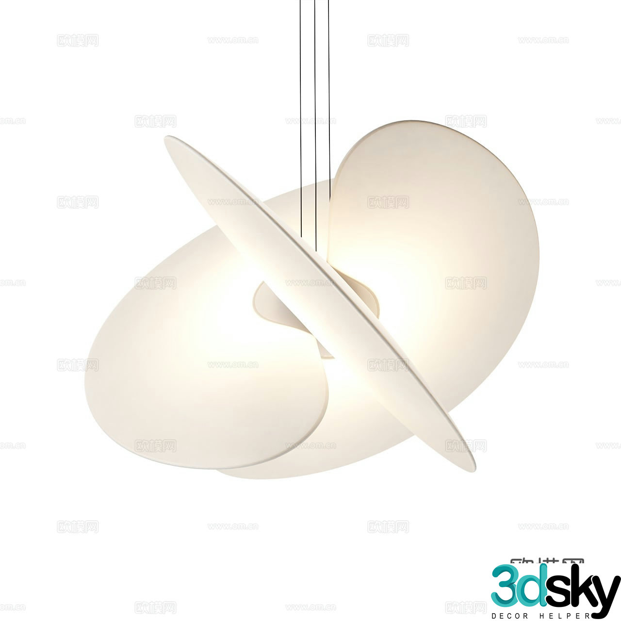 Luceplan Modern Chandeliers Minimalist Chandeliers Art Chandeliers Decorative Chandeliers 3D Model