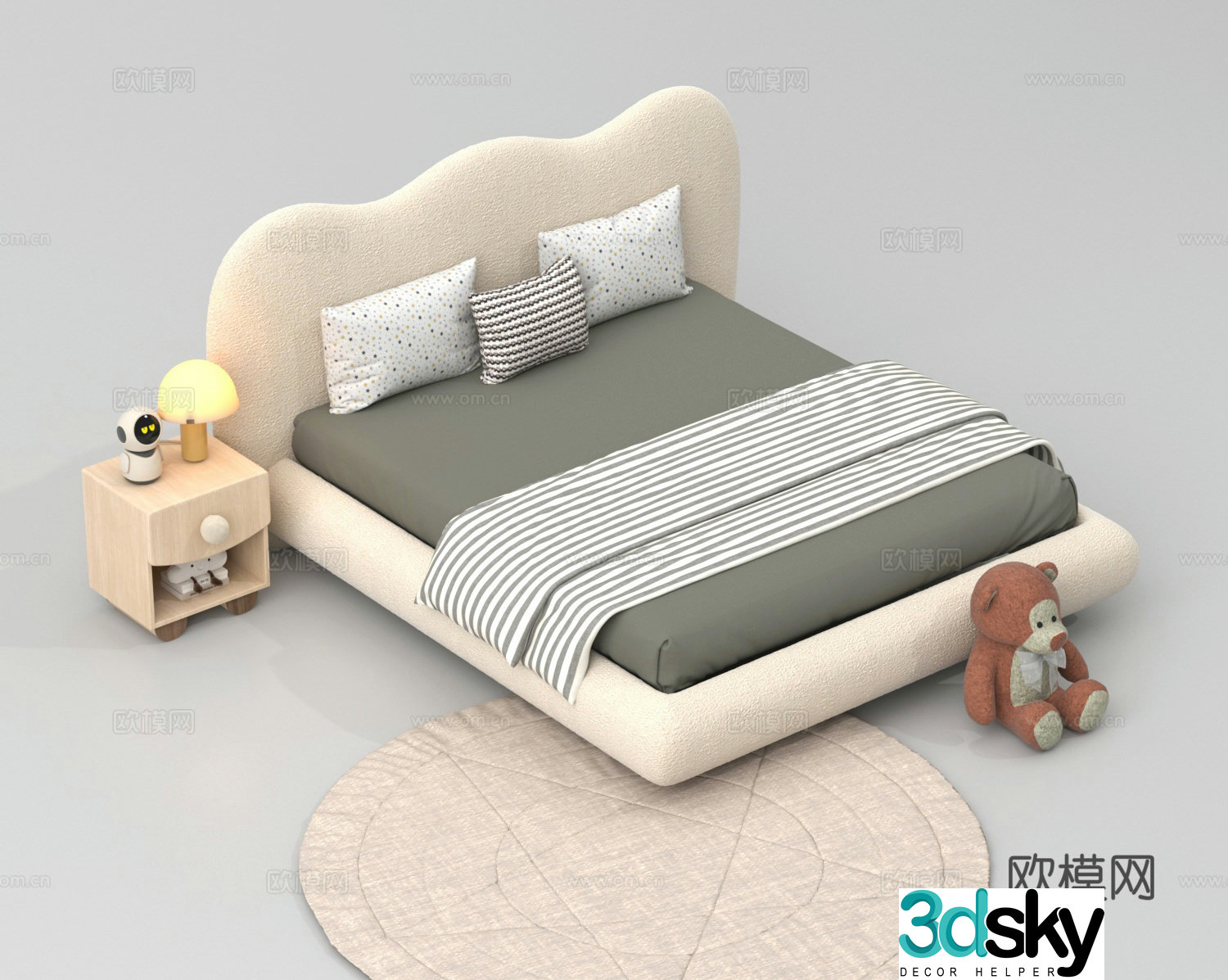 Children’s bed 3d model