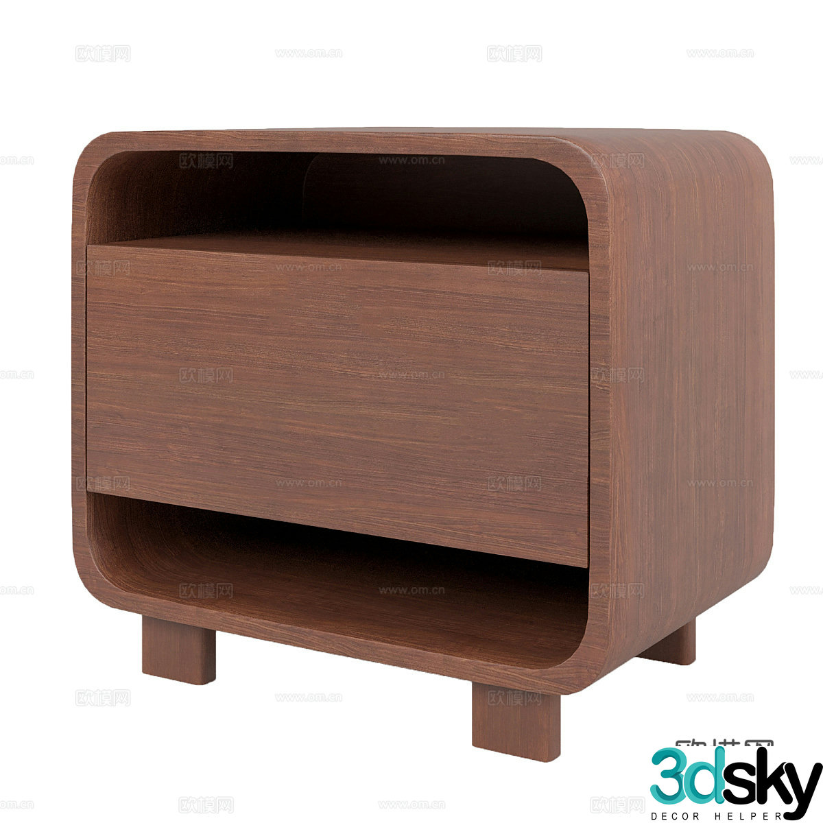 Bedside table 3d model