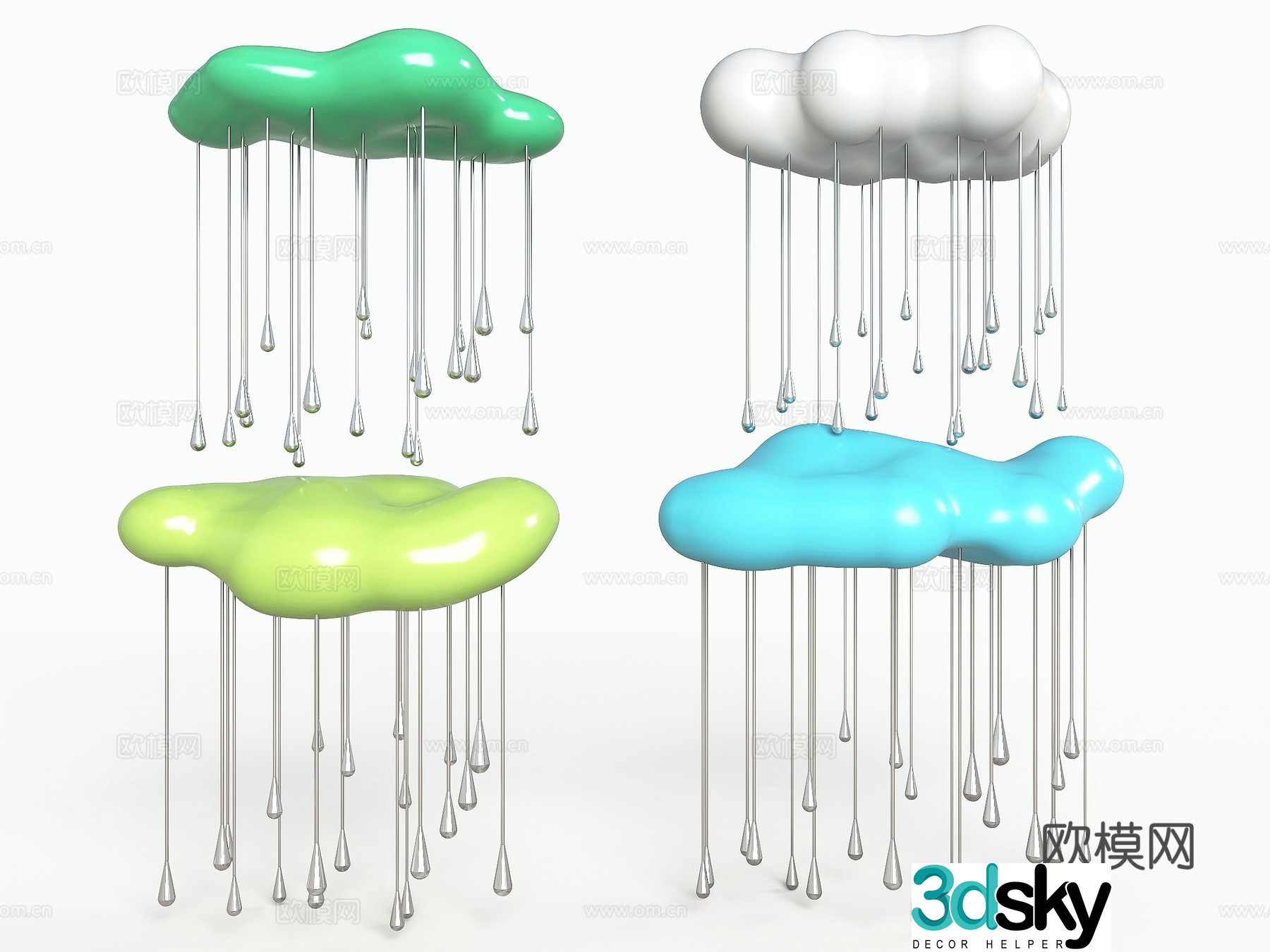Modern cloud sketch Raining clouds Modern cloud beauty clouds Cloud sculpture Cloud Cloud Gallery 3D model