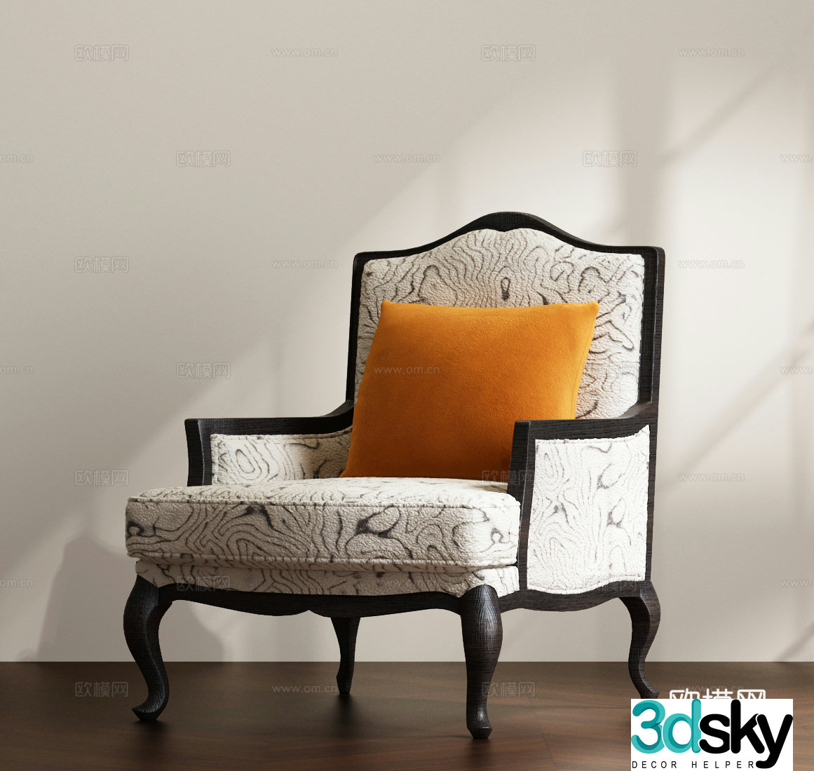 American casual chair modern American casual sofa modern American casual sofa 3D model