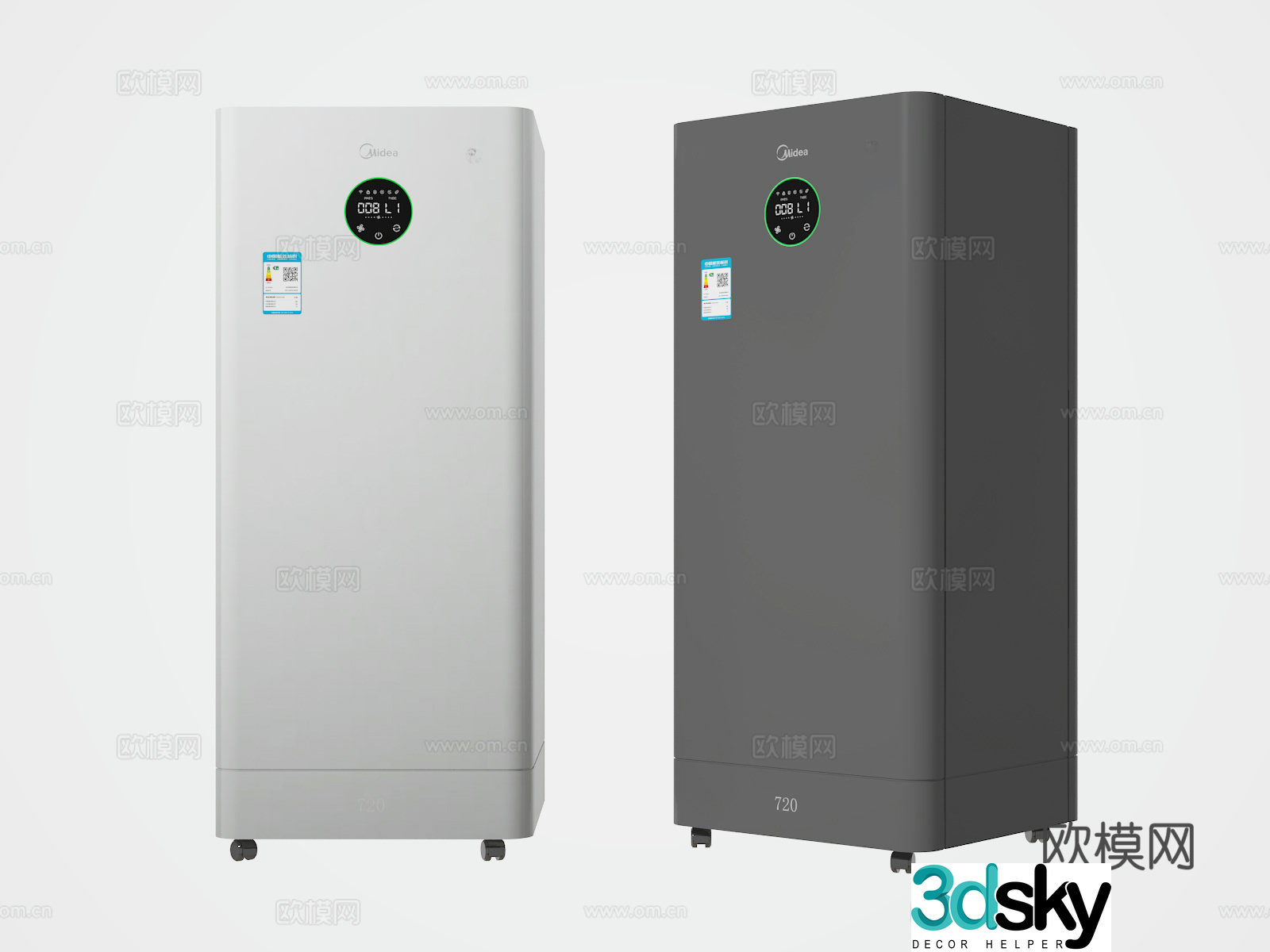 Water purifier 3d model