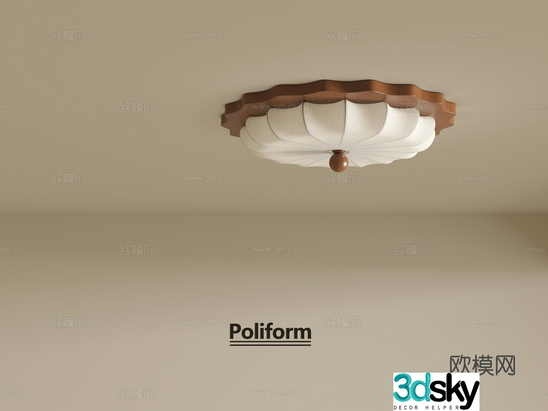 Modern medieval ceiling light bedroom ceiling light 3d model