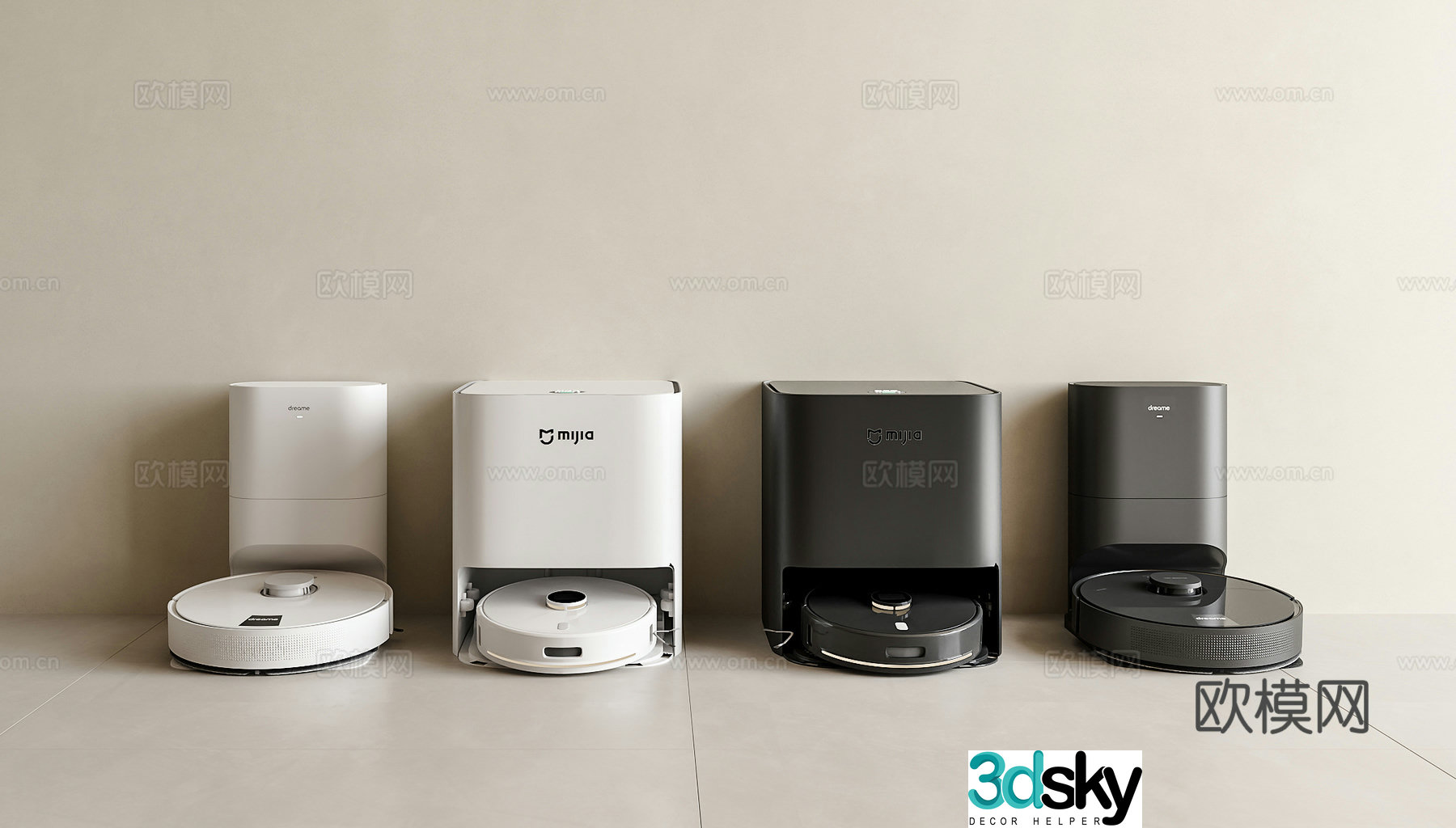 Sweeping robot sweeping machine mopping machine sweeping and scrubbing machine intelligent sweeping robot mopping 3D model
