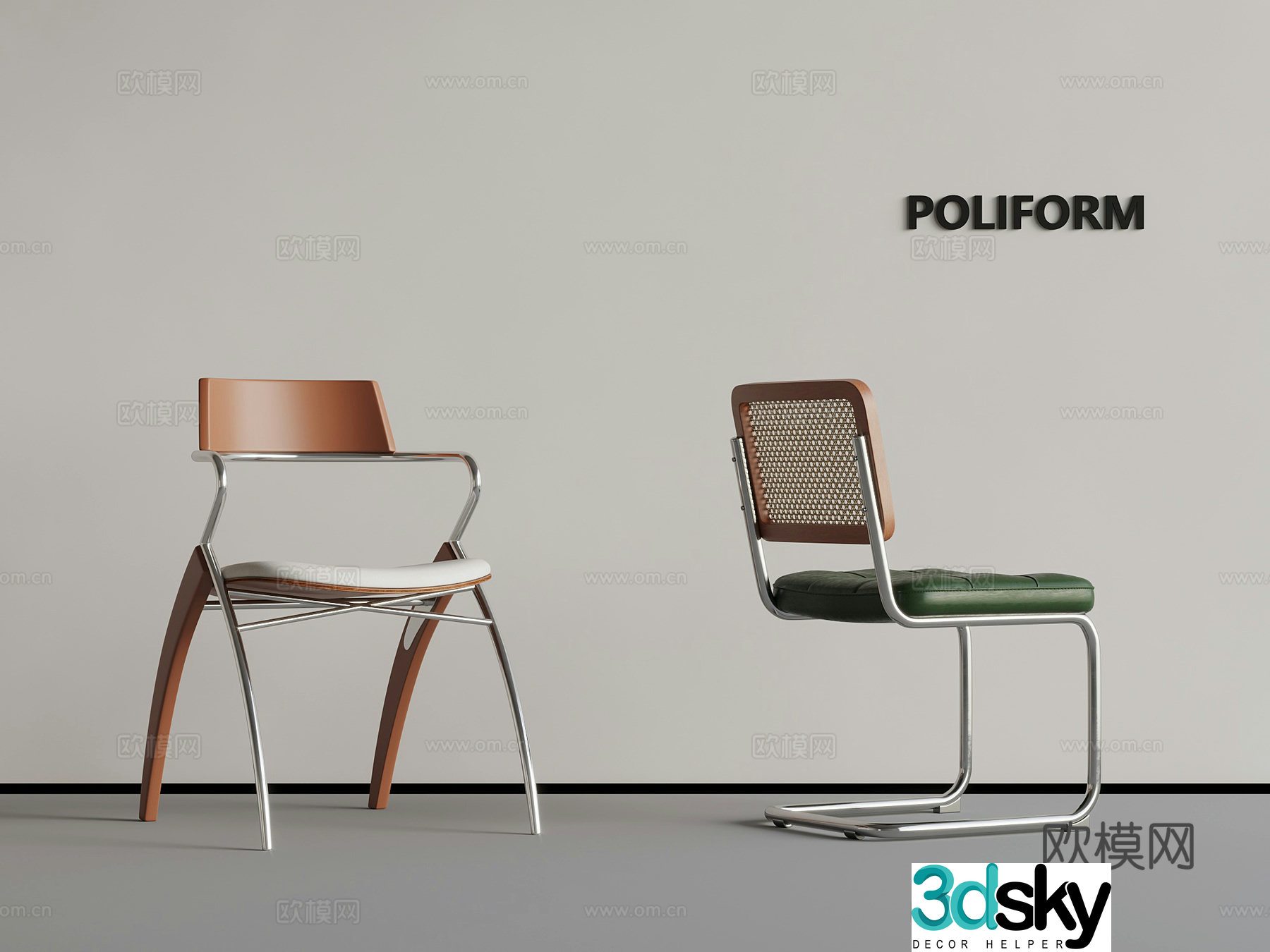 Chair medieval dining chair writing chair leisure chair 3d model