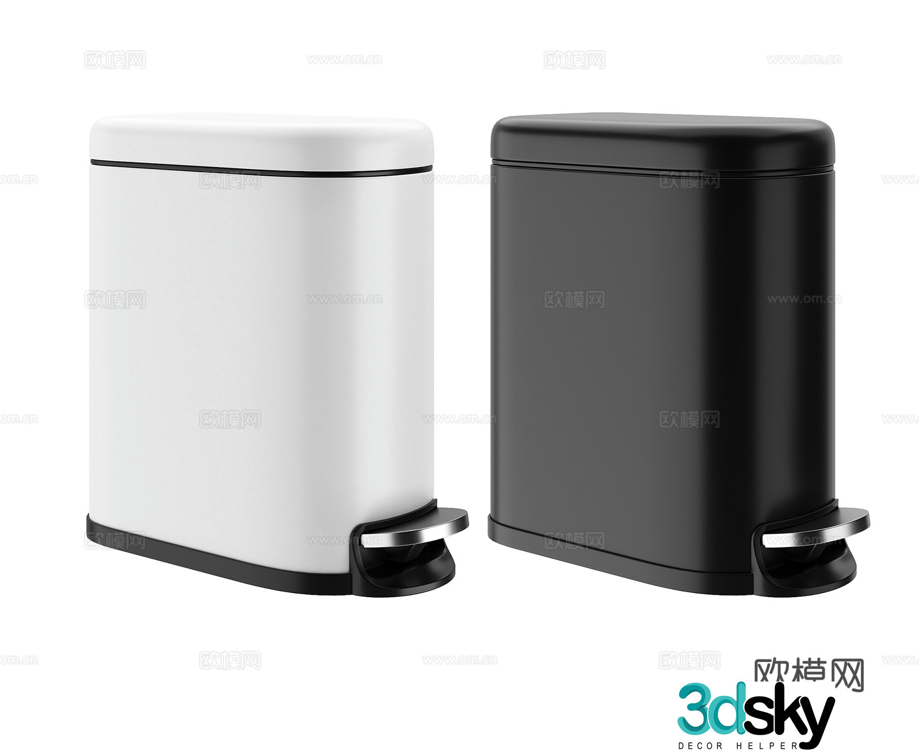 Trash can 3d model