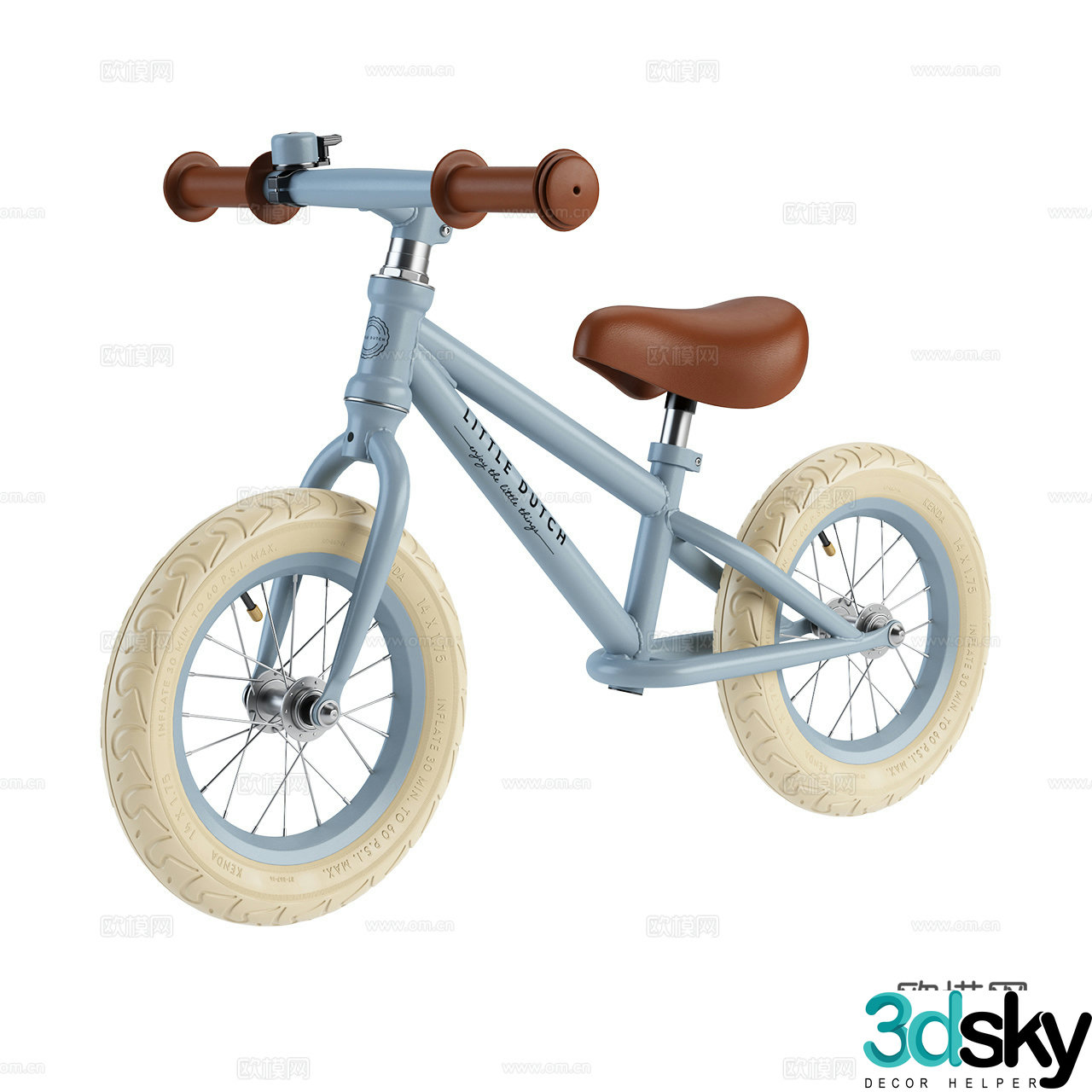 Little Dutch Bike Children’s Bike Children’s Toys 3D Model