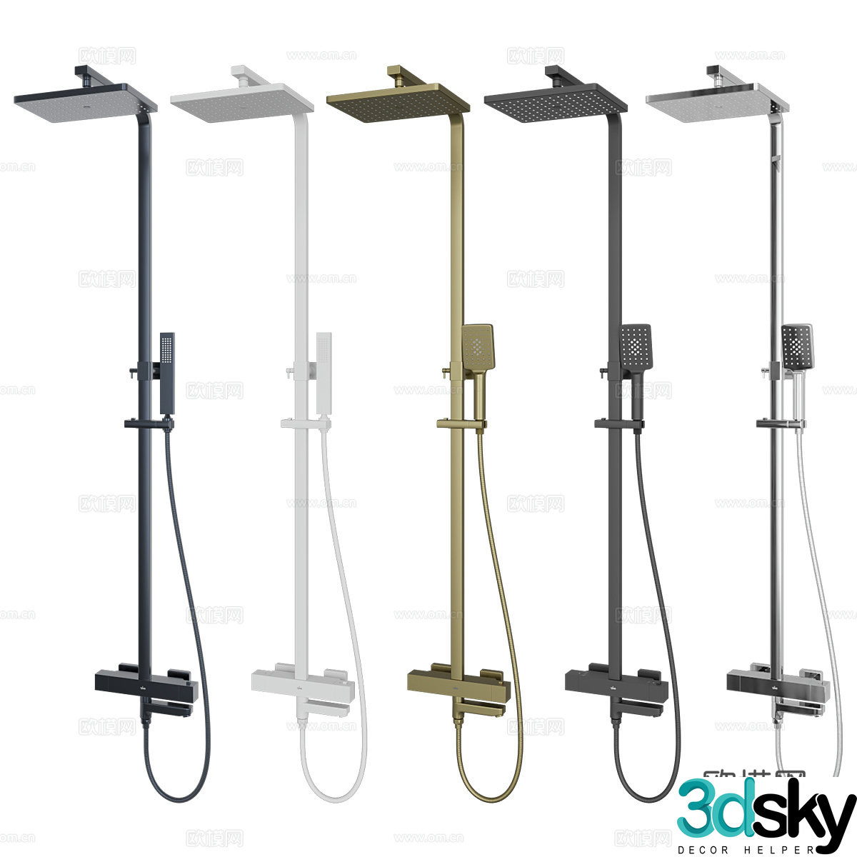 Shower shower 3d model