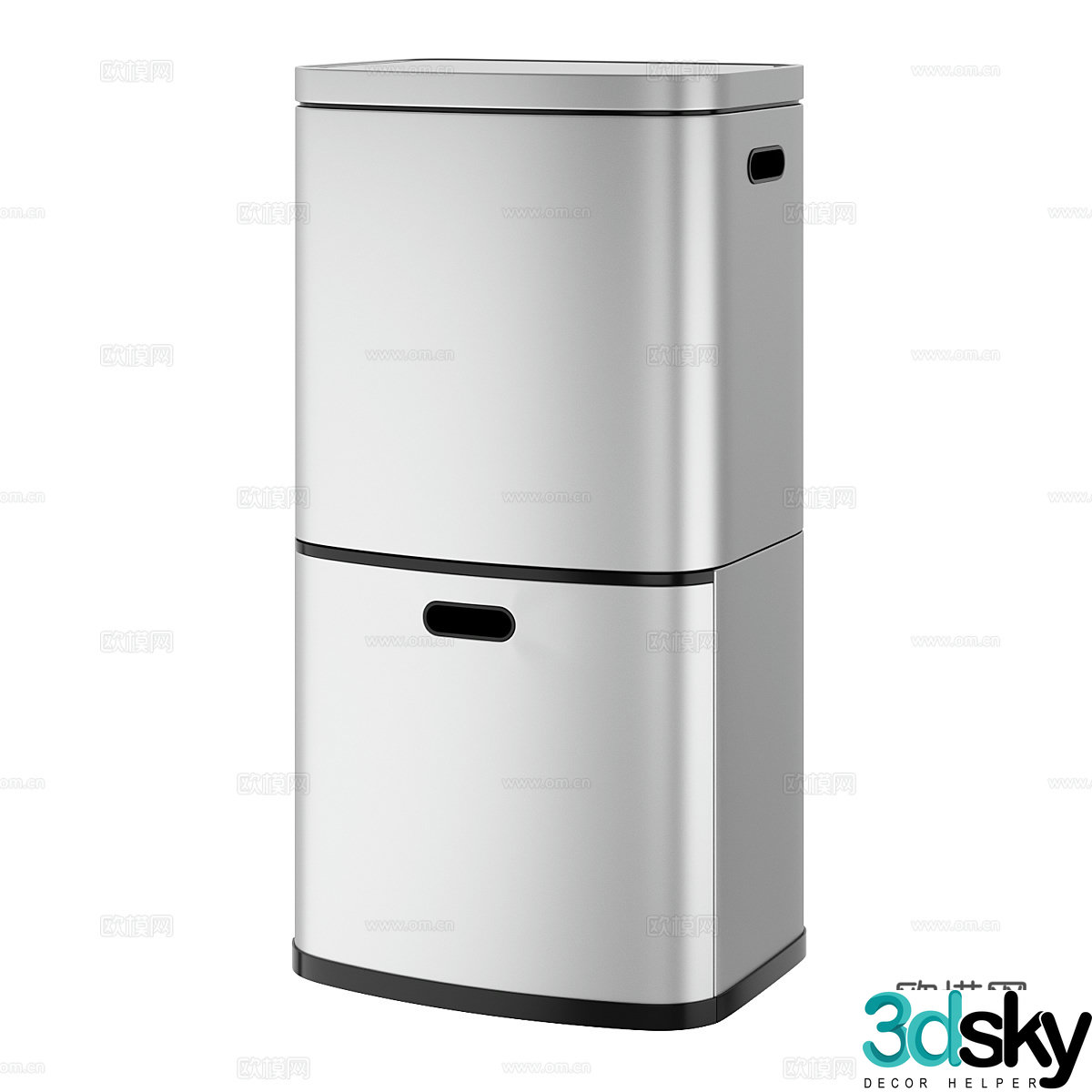 Smart trash can 3d model